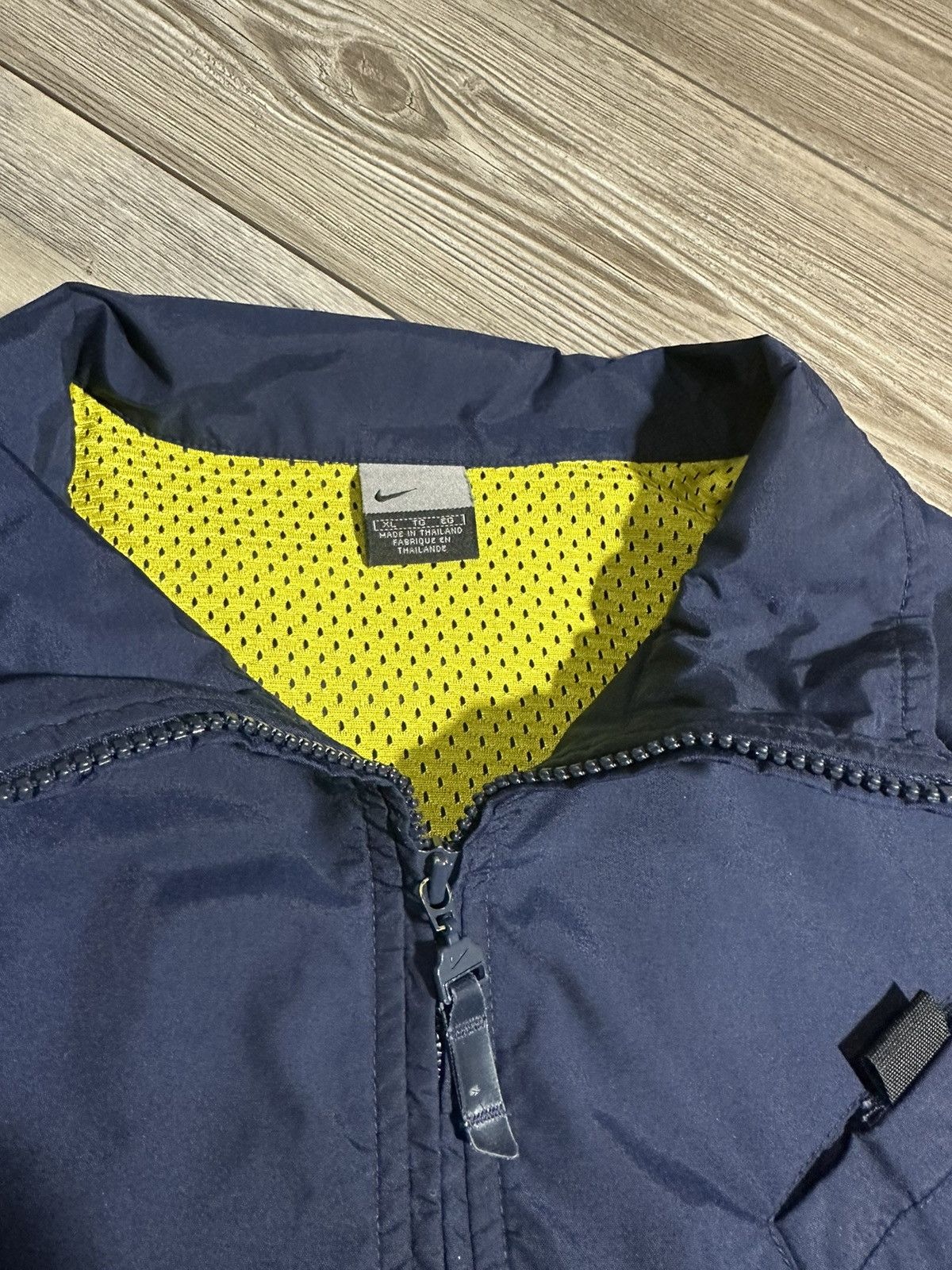 Nike × Vintage Y2K Nike Center Swoosh 1/4 Zip Light Jacket Size US XL / EU 56 / 4 - 5 Thumbnail