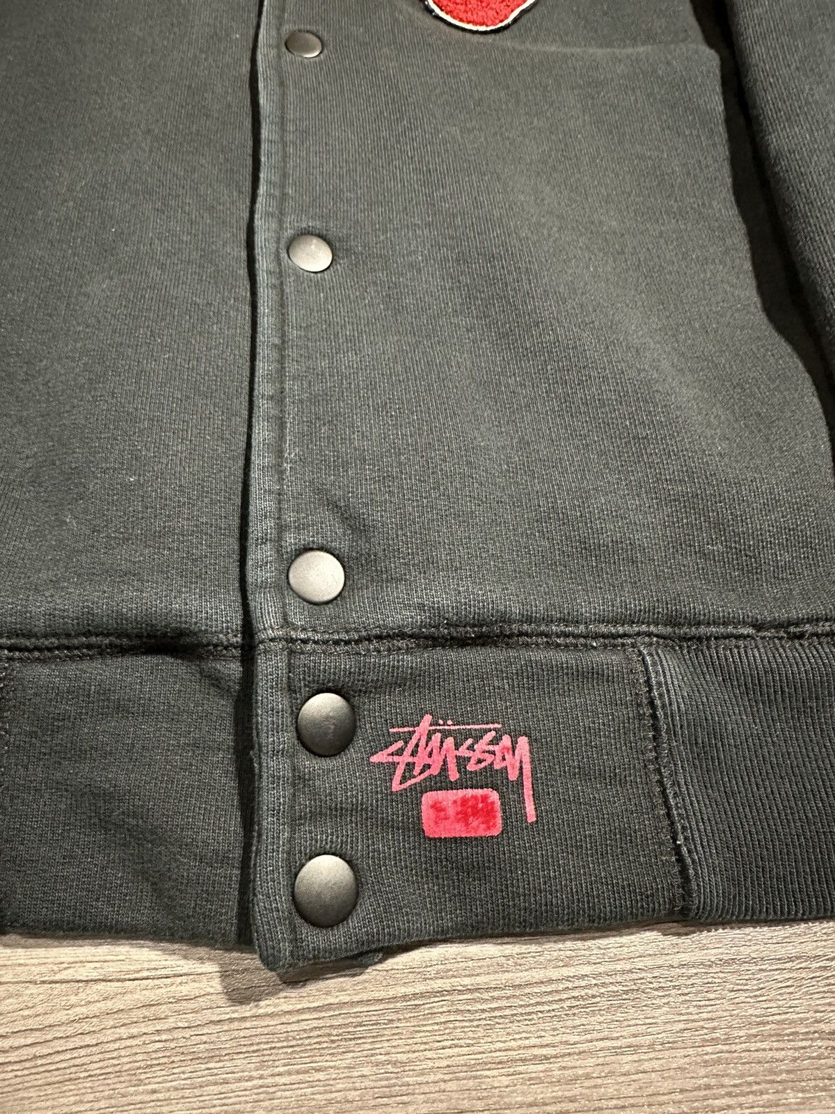 Stussy × Vintage Vintage Stussy Varsity Button Up Size US M / EU 48-50 / 2 - 3 Thumbnail