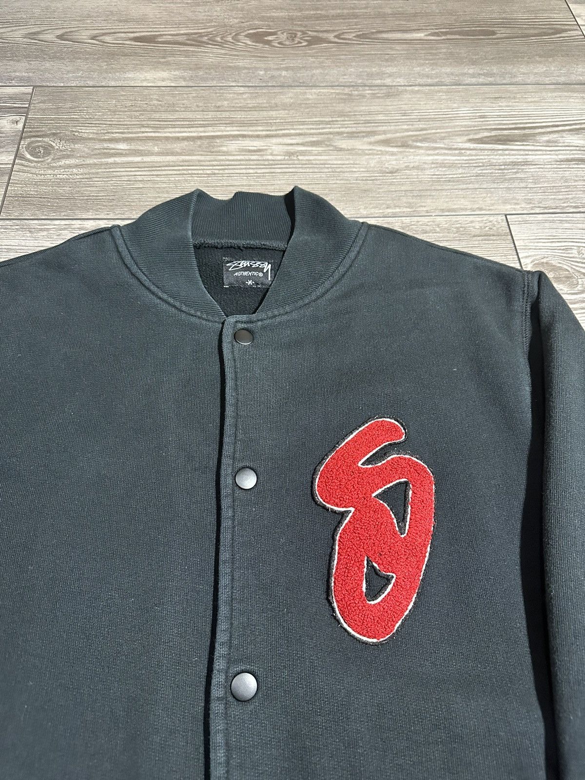 Stussy × Vintage Vintage Stussy Varsity Button Up Size US M / EU 48-50 / 2 - 4 Thumbnail