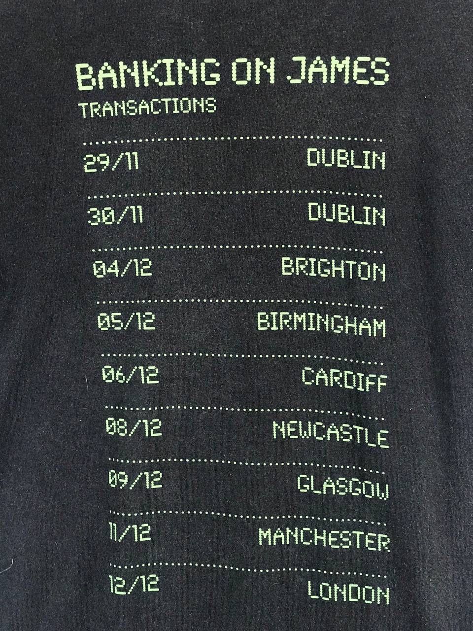 Band Tees Vintage rare James band brit pop Size US M / EU 48-50 / 2 - 7 Thumbnail