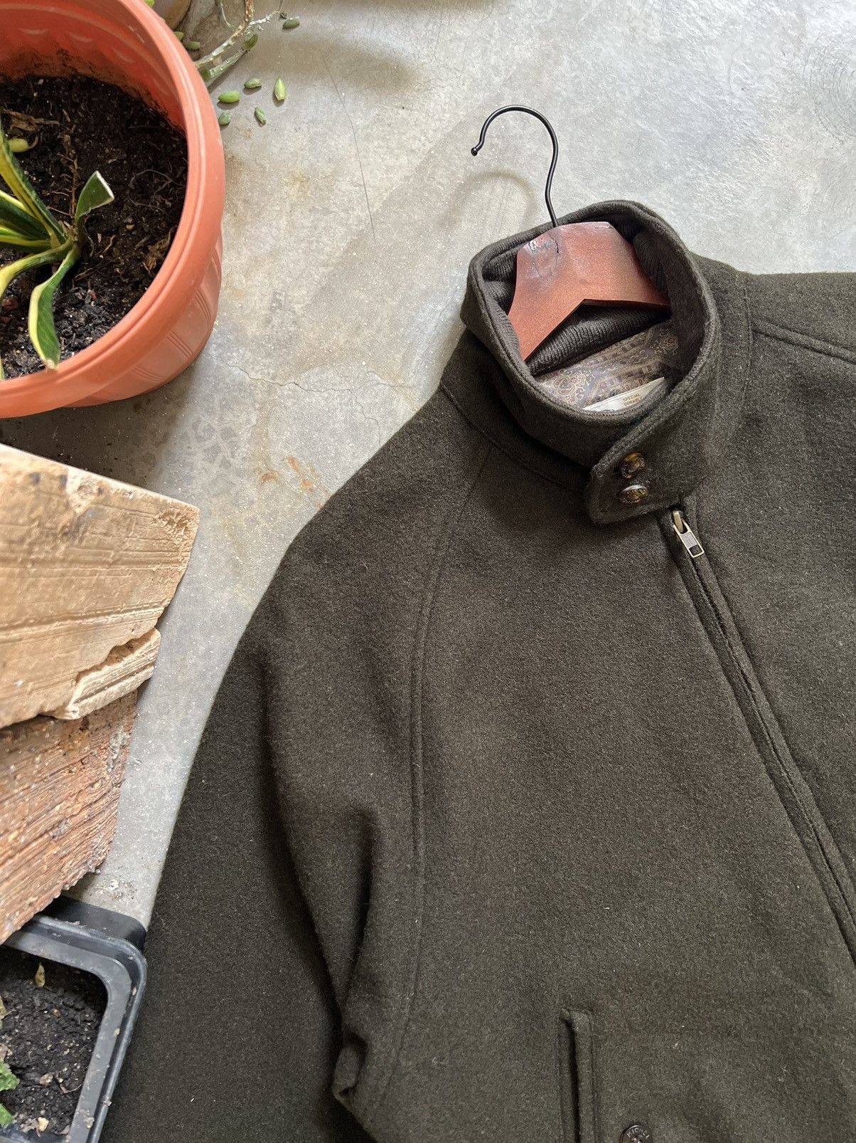 Japanese Brand × Vintage Vintage 🖤 Japanese Woll Bomber Jacket Size US M / EU 48-50 / 2 - 9 Thumbnail