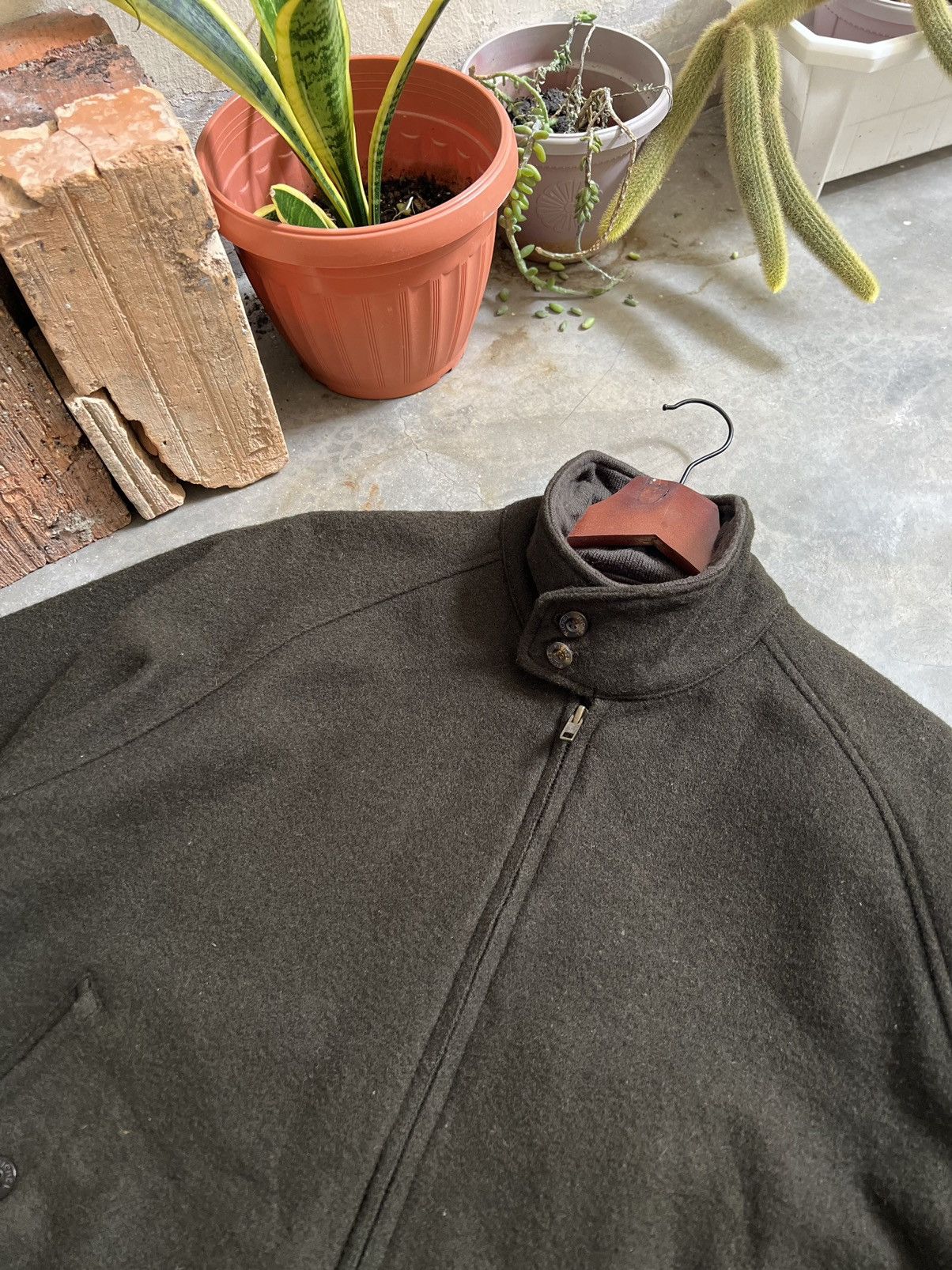 Japanese Brand × Vintage Vintage 🖤 Japanese Woll Bomber Jacket Size US M / EU 48-50 / 2 - 22 Thumbnail