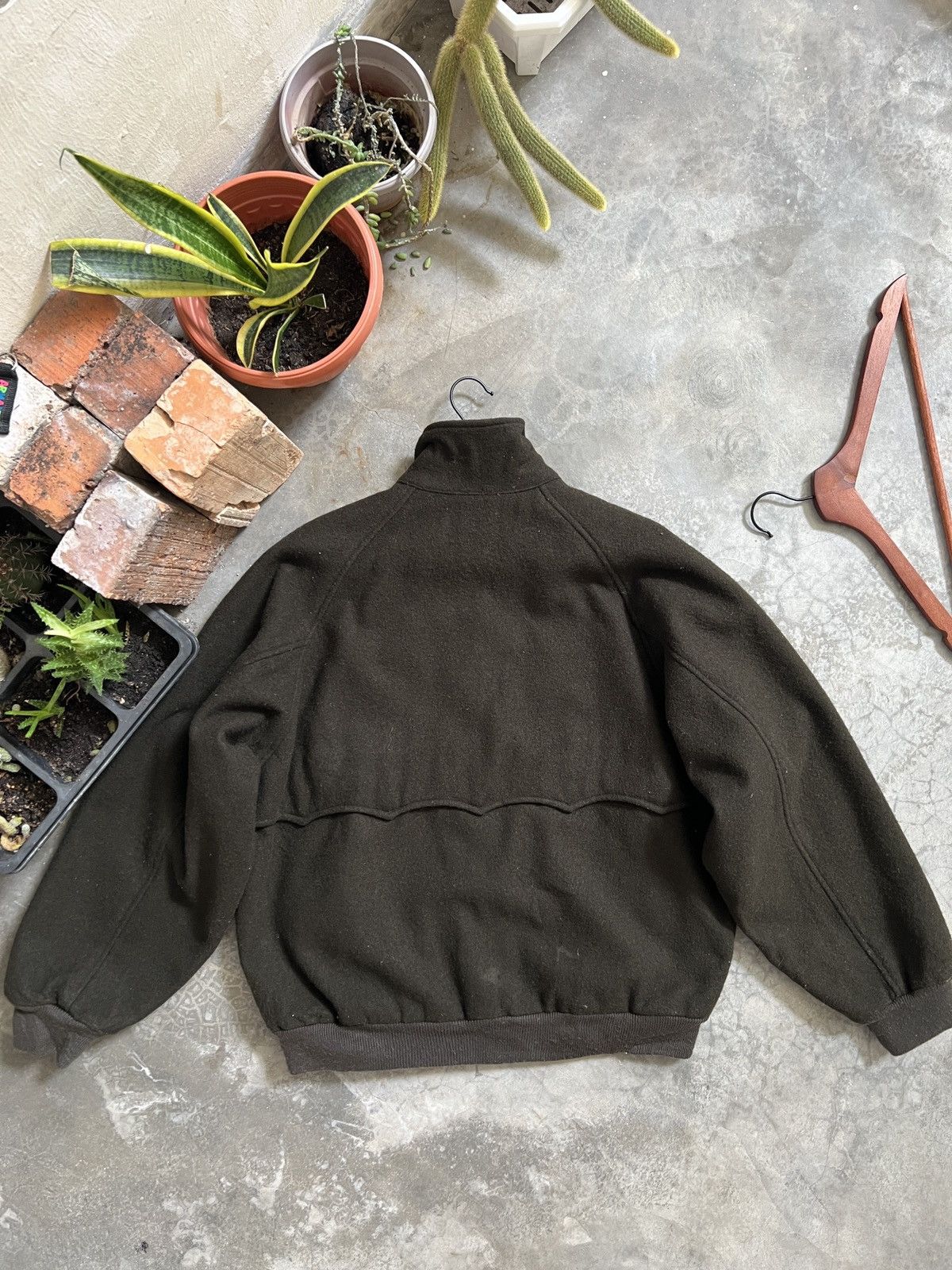 Japanese Brand × Vintage Vintage 🖤 Japanese Woll Bomber Jacket Size US M / EU 48-50 / 2 - 5 Thumbnail