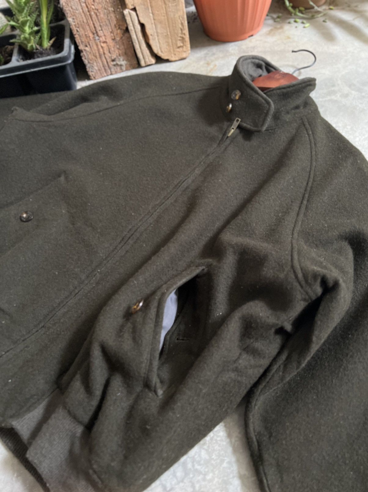 Japanese Brand × Vintage Vintage 🖤 Japanese Woll Bomber Jacket Size US M / EU 48-50 / 2 - 11 Thumbnail