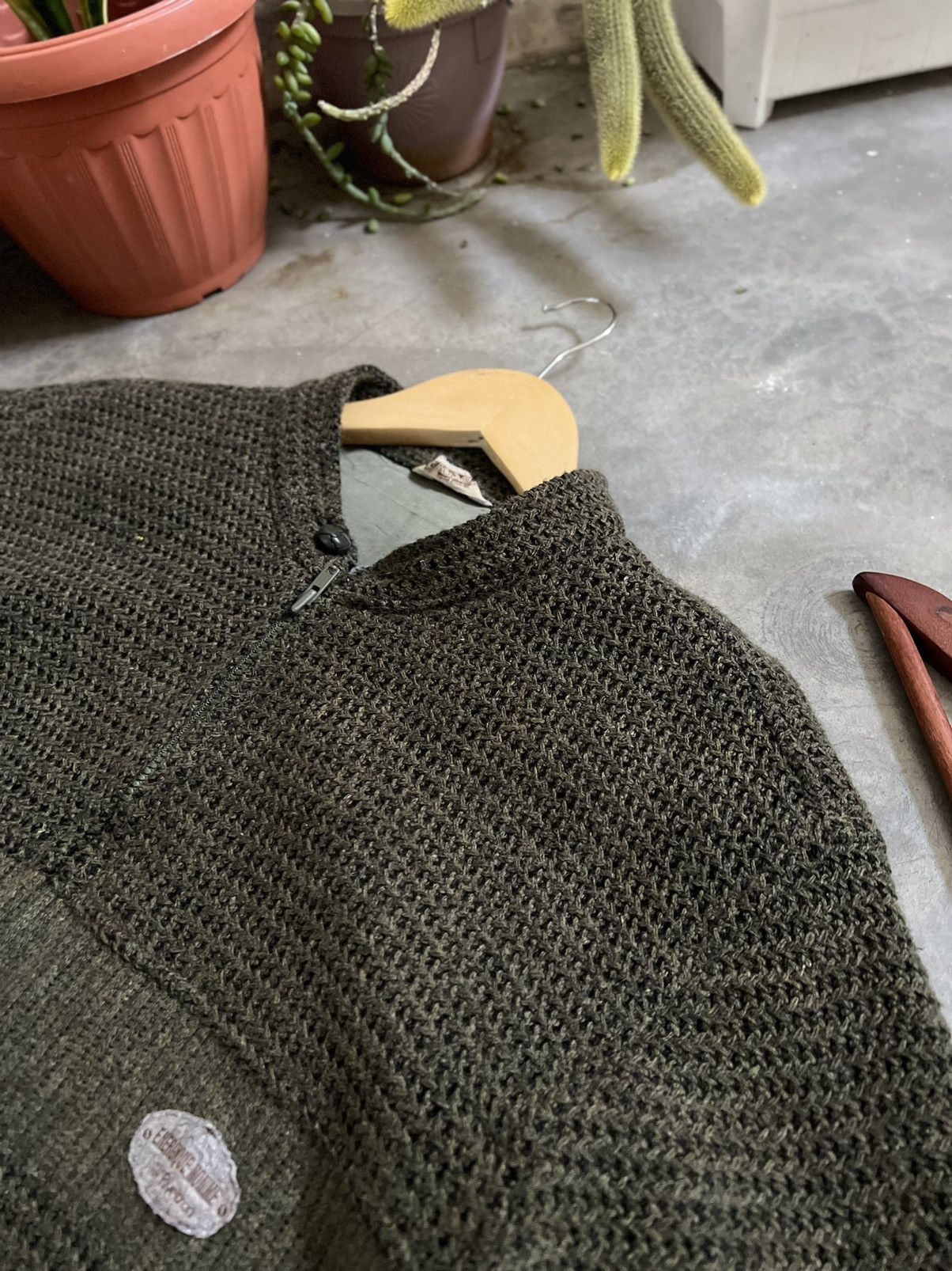 Japanese Brand × Vintage VINTAGE 🏴‍☠️ Energique Homme Knit Quilted Jacket Size US M / EU 48-50 / 2 - 4 Thumbnail