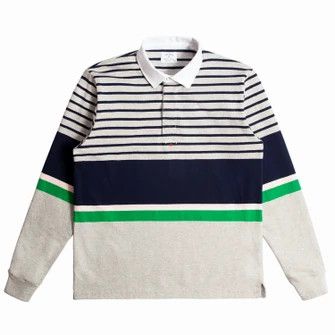 Noah NOAH Sail Stripes Rugby LS Size US XL / EU 56 / 4 - 2 Thumbnail