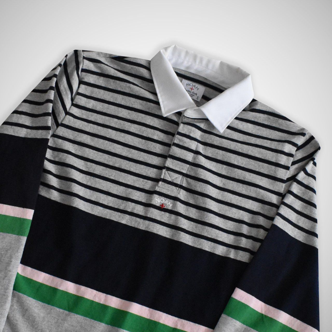 Noah NOAH Sail Stripes Rugby LS Size US XL / EU 56 / 4 - 1 Thumbnail