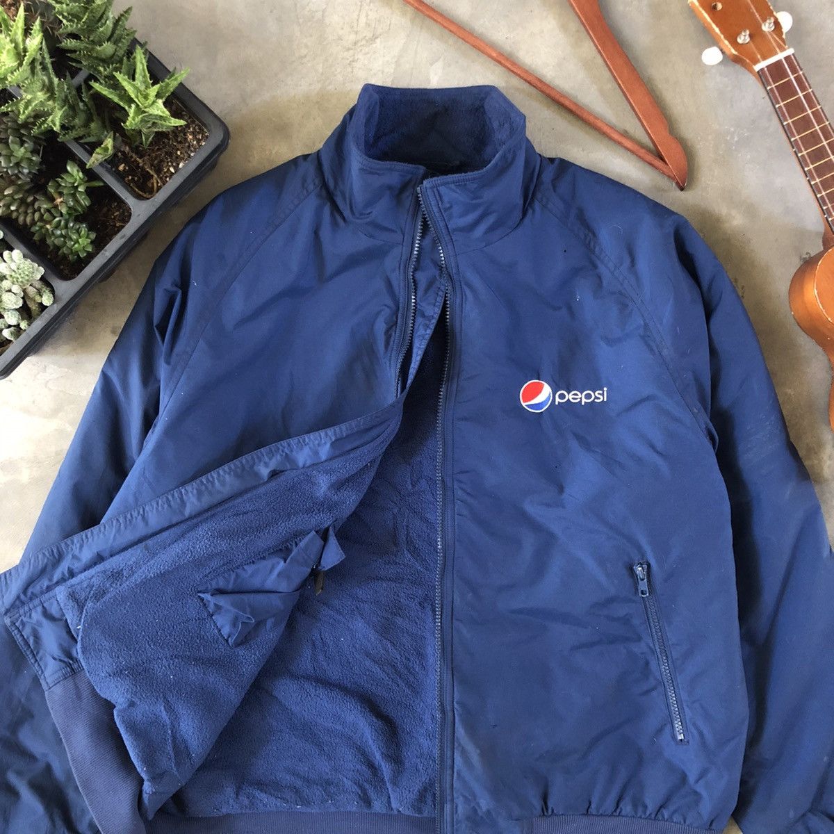 Pepsi × Vintage Vintage 🖤 Pepsi Workwear Bombers Style Jacket Size US L / EU 52-54 / 3 - 5 Thumbnail