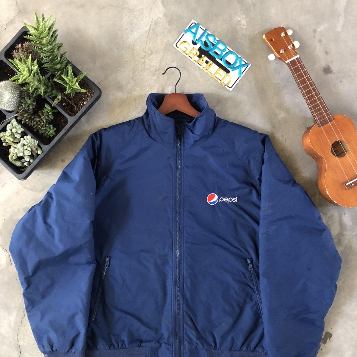 Pepsi × Vintage Vintage 🖤 Pepsi Workwear Bombers Style Jacket Size US L / EU 52-54 / 3 - 17 Thumbnail