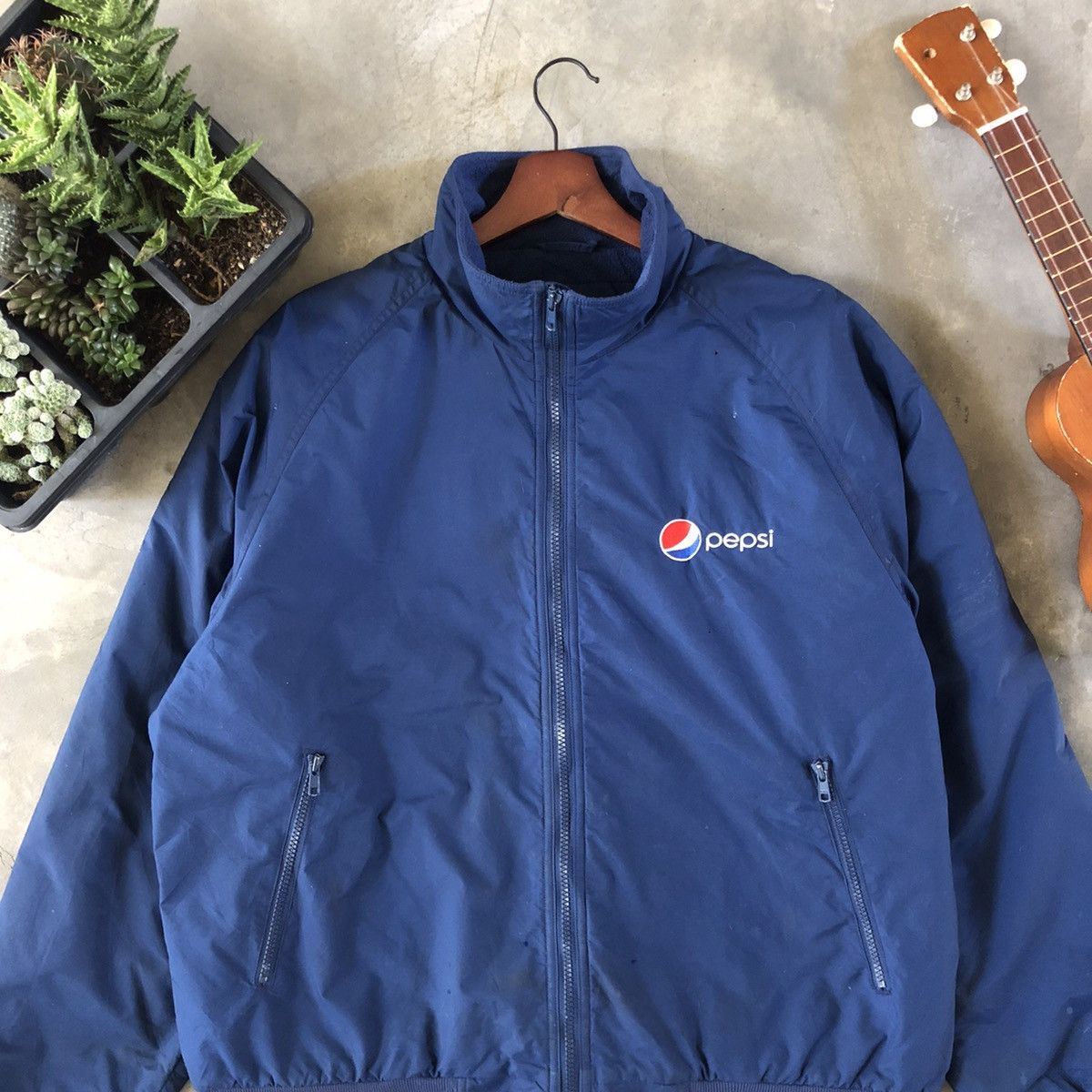 Pepsi × Vintage Vintage 🖤 Pepsi Workwear Bombers Style Jacket Size US L / EU 52-54 / 3 - 2 Thumbnail