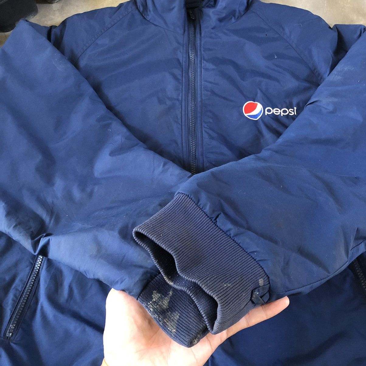 Pepsi × Vintage Vintage 🖤 Pepsi Workwear Bombers Style Jacket Size US L / EU 52-54 / 3 - 10 Thumbnail