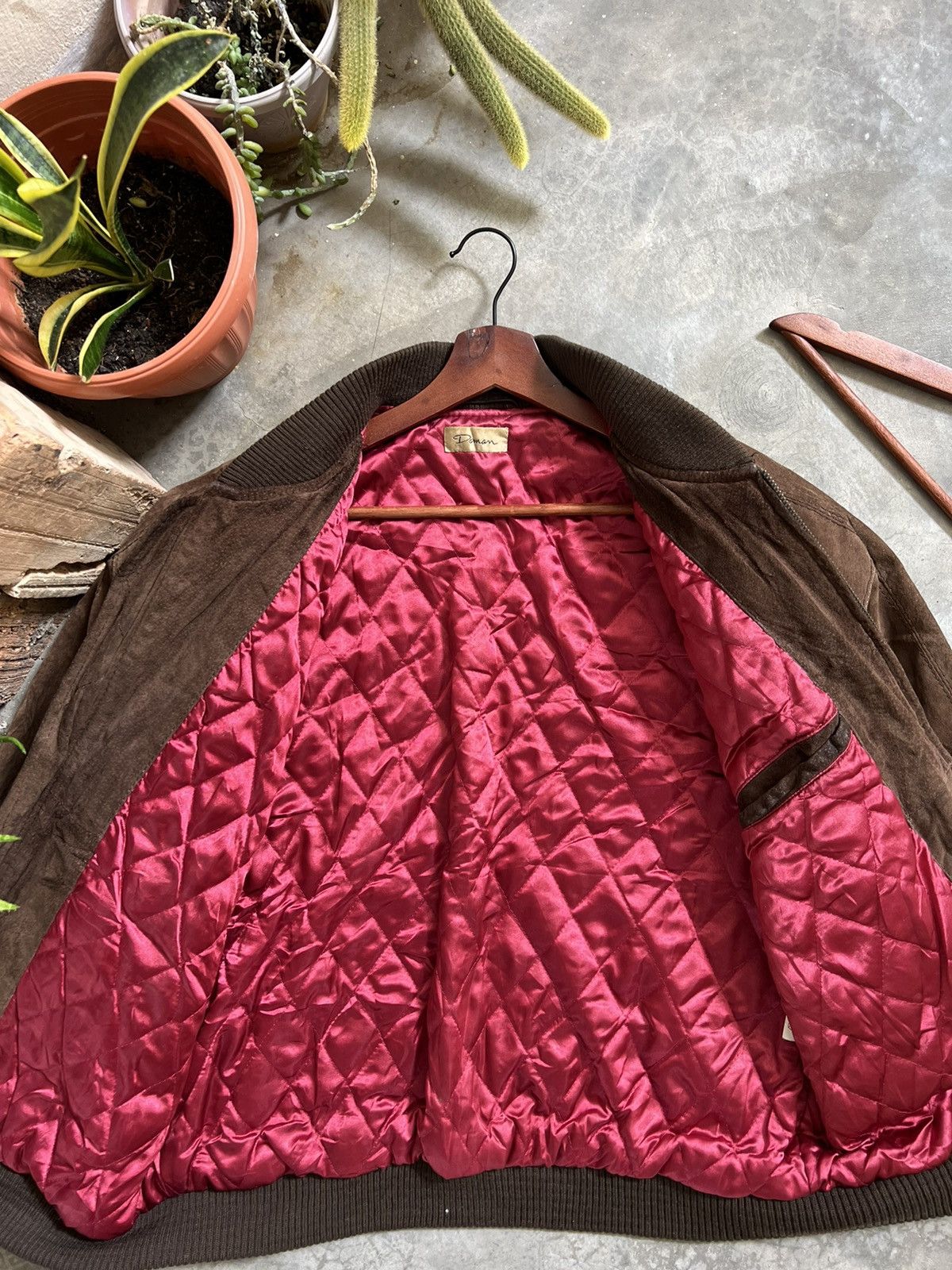 Japanese Brand VTG 🏴‍☠️ Japanese Leather Bomber Jacket Natural Brown Size US L / EU 52-54 / 3 - 12 Thumbnail