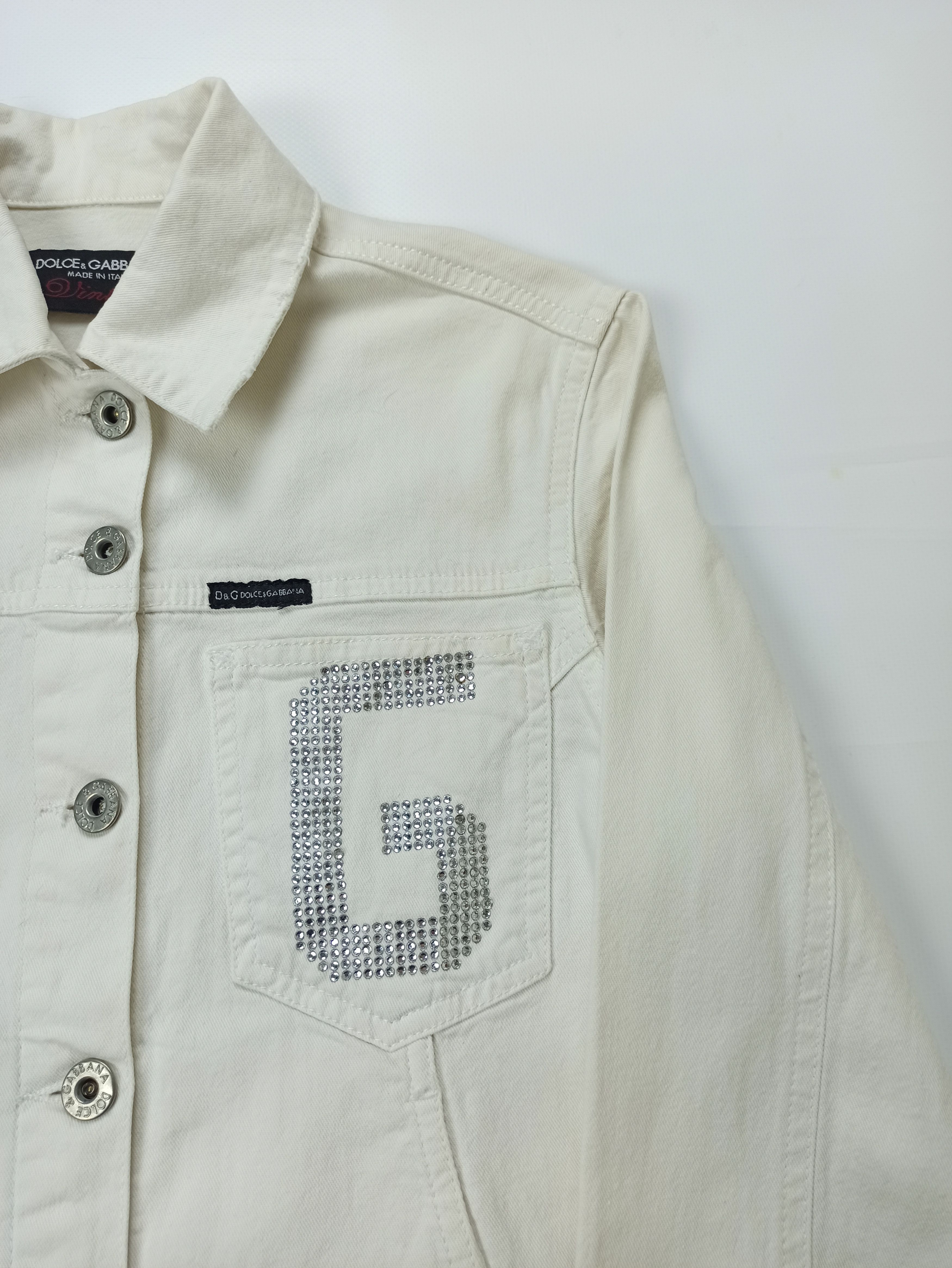 Dolce & Gabbana Dolce & Gabbana Denim Jacket Size S / US 4 / IT 40 - 3 Thumbnail