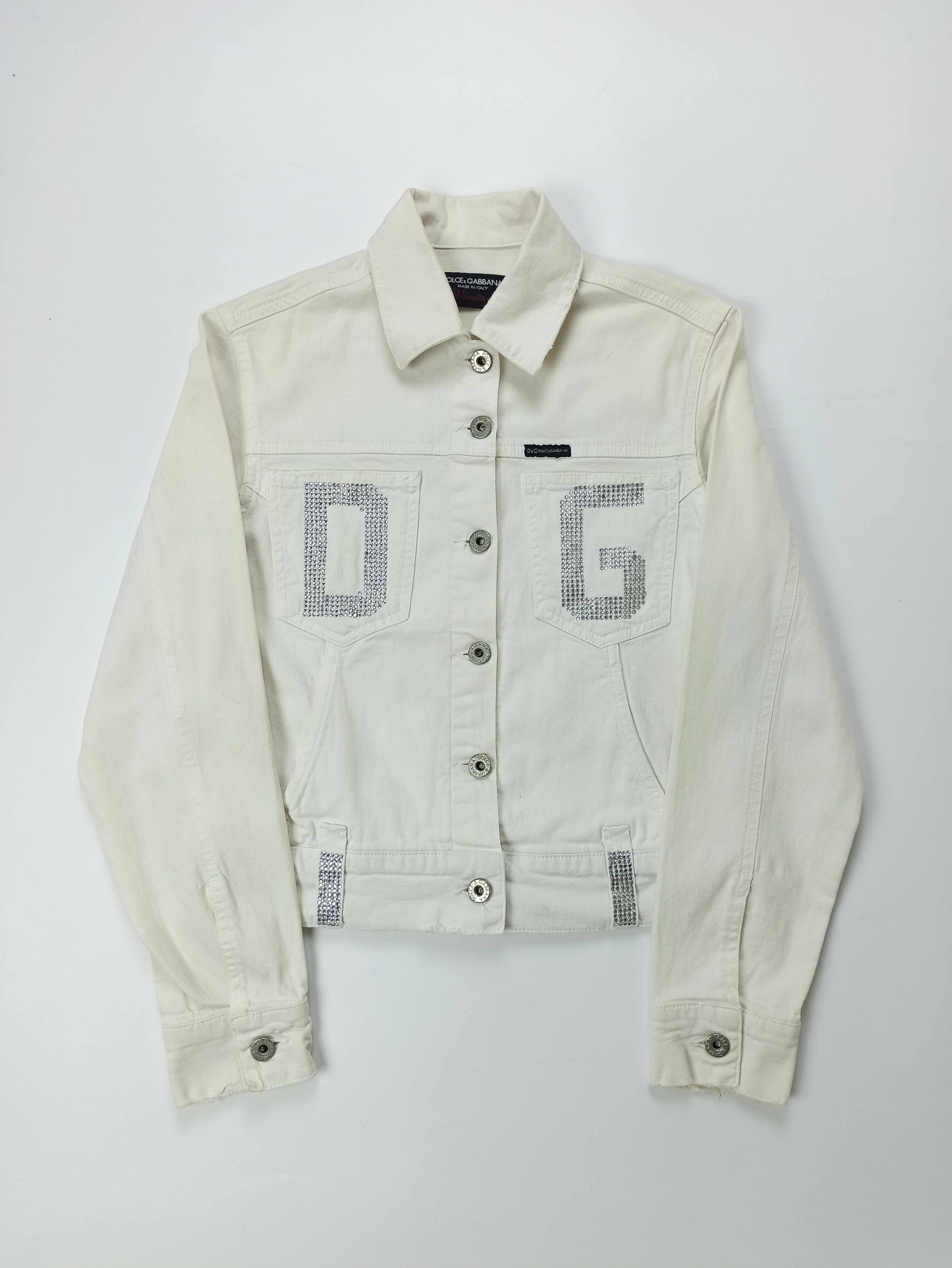 Dolce & Gabbana Dolce & Gabbana Denim Jacket Size S / US 4 / IT 40 - 1 Thumbnail