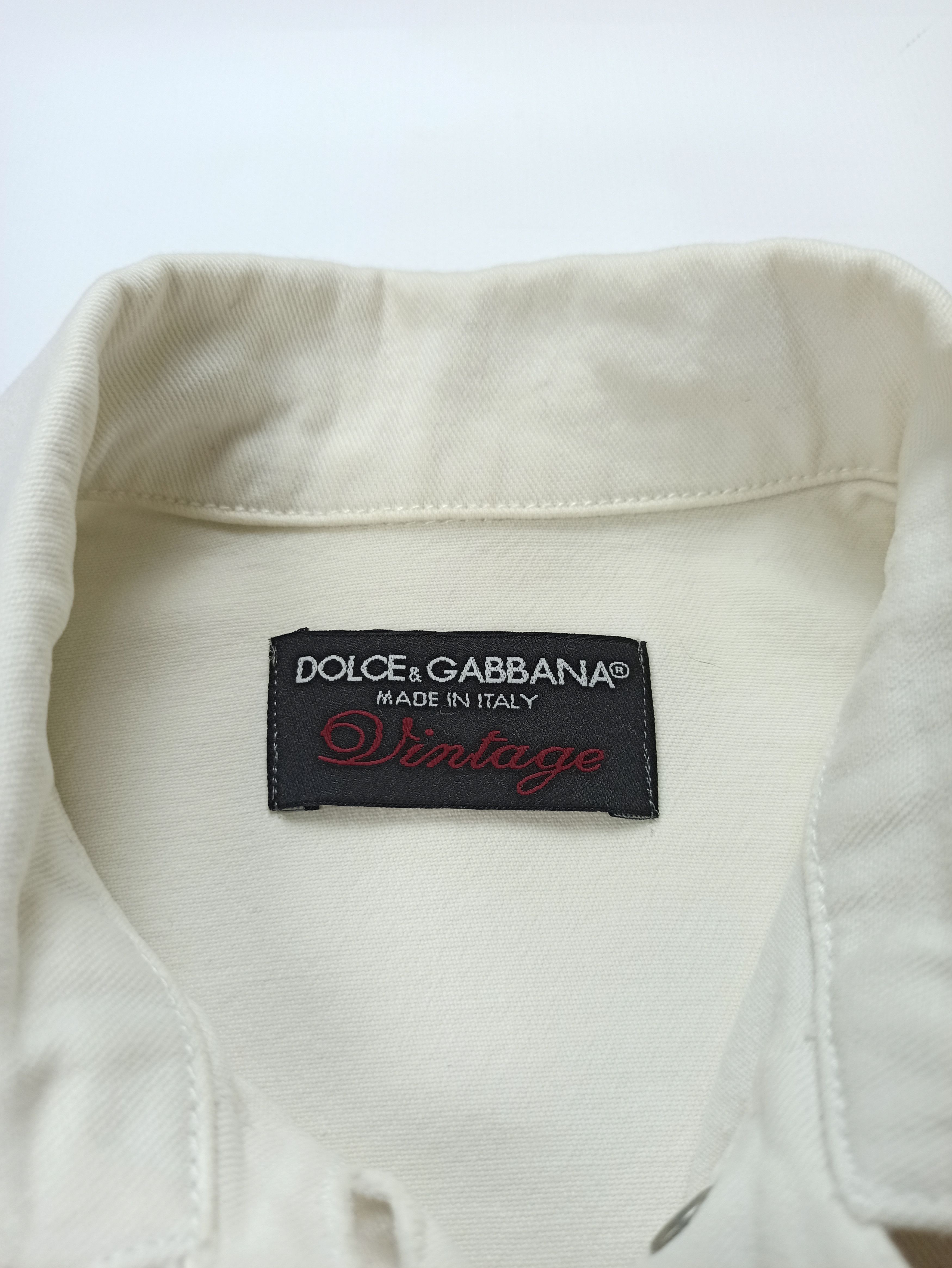 Dolce & Gabbana Dolce & Gabbana Denim Jacket Size S / US 4 / IT 40 - 4 Thumbnail