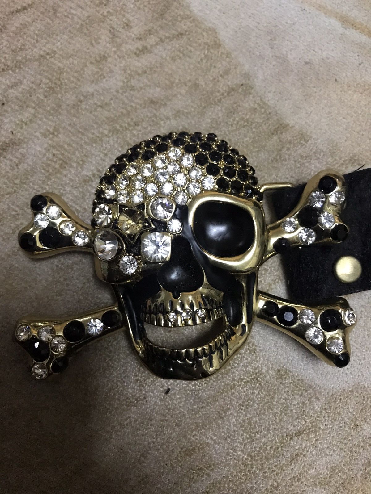 Seditionaries skulls Buckle belt 💀 Size 34 - 3 Thumbnail