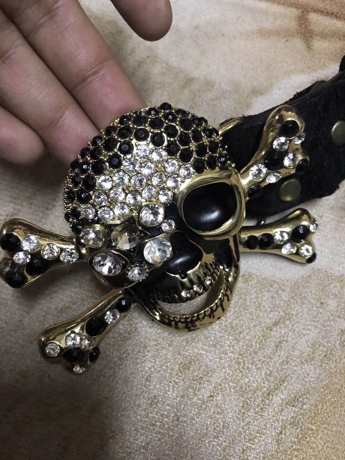 Seditionaries skulls Buckle belt 💀 Size 34 - 2 Thumbnail