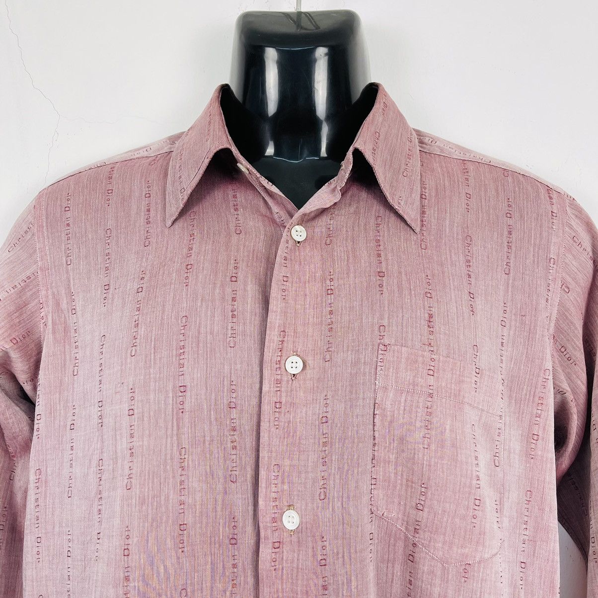 Dior CHRISTIAN DIOR FULL PRINT MONOGRAM BUTTON UP TOP SHIRT Size US XS / EU 42 / 0 - 3 Thumbnail