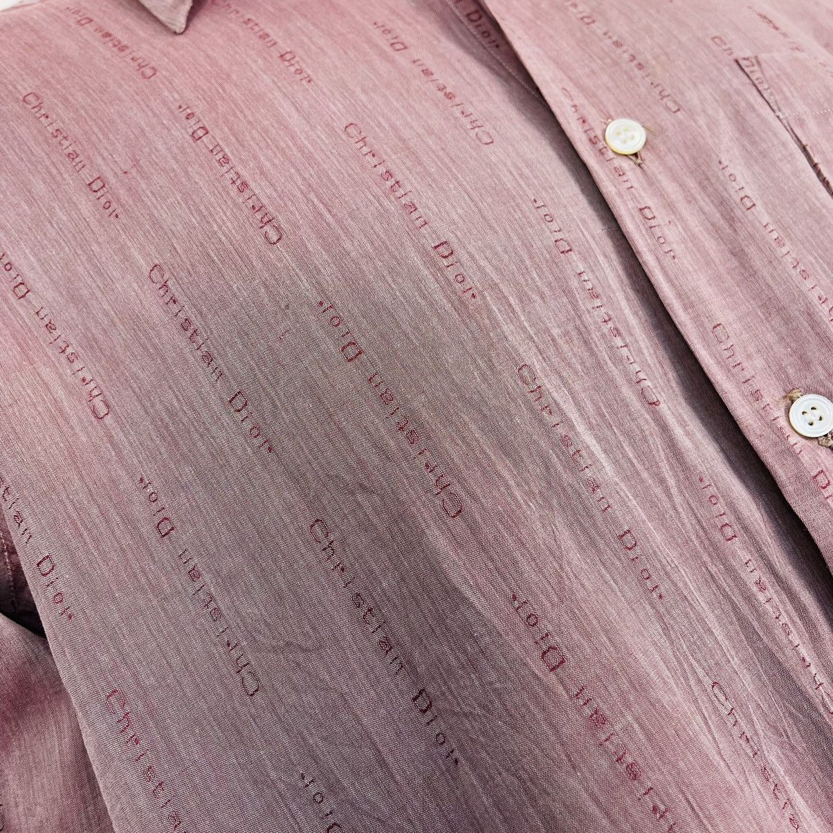 Dior CHRISTIAN DIOR FULL PRINT MONOGRAM BUTTON UP TOP SHIRT Size US XS / EU 42 / 0 - 5 Thumbnail