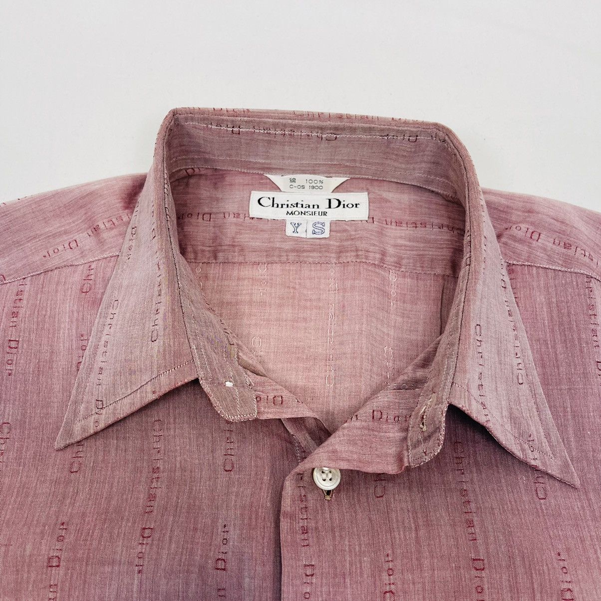 Dior CHRISTIAN DIOR FULL PRINT MONOGRAM BUTTON UP TOP SHIRT Size US XS / EU 42 / 0 - 13 Thumbnail