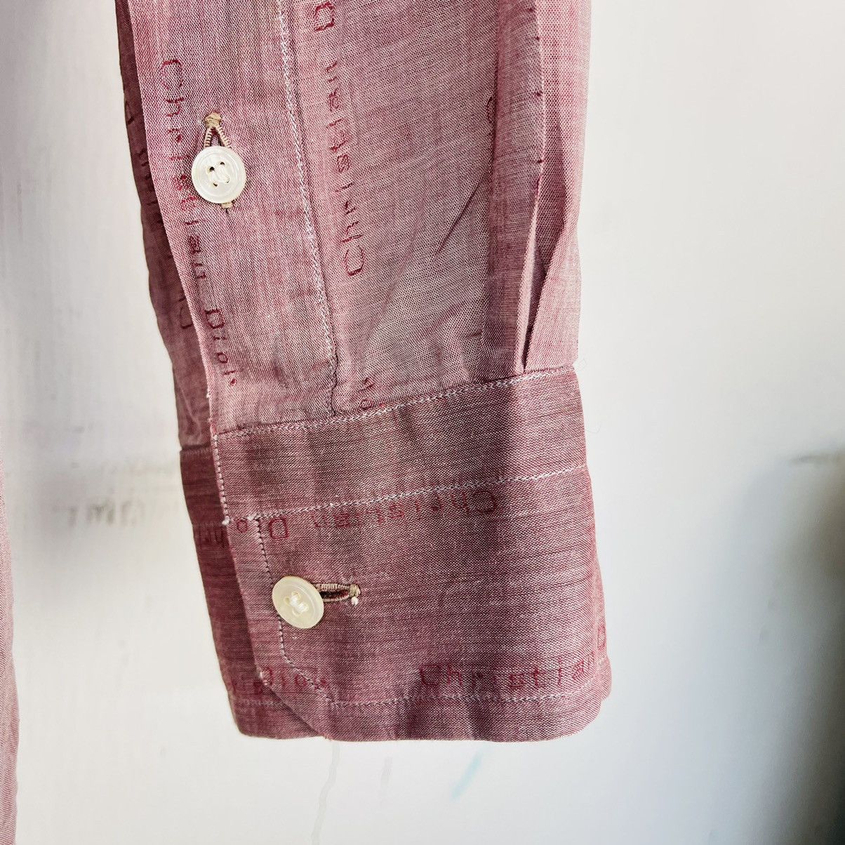 Dior CHRISTIAN DIOR FULL PRINT MONOGRAM BUTTON UP TOP SHIRT Size US XS / EU 42 / 0 - 10 Thumbnail