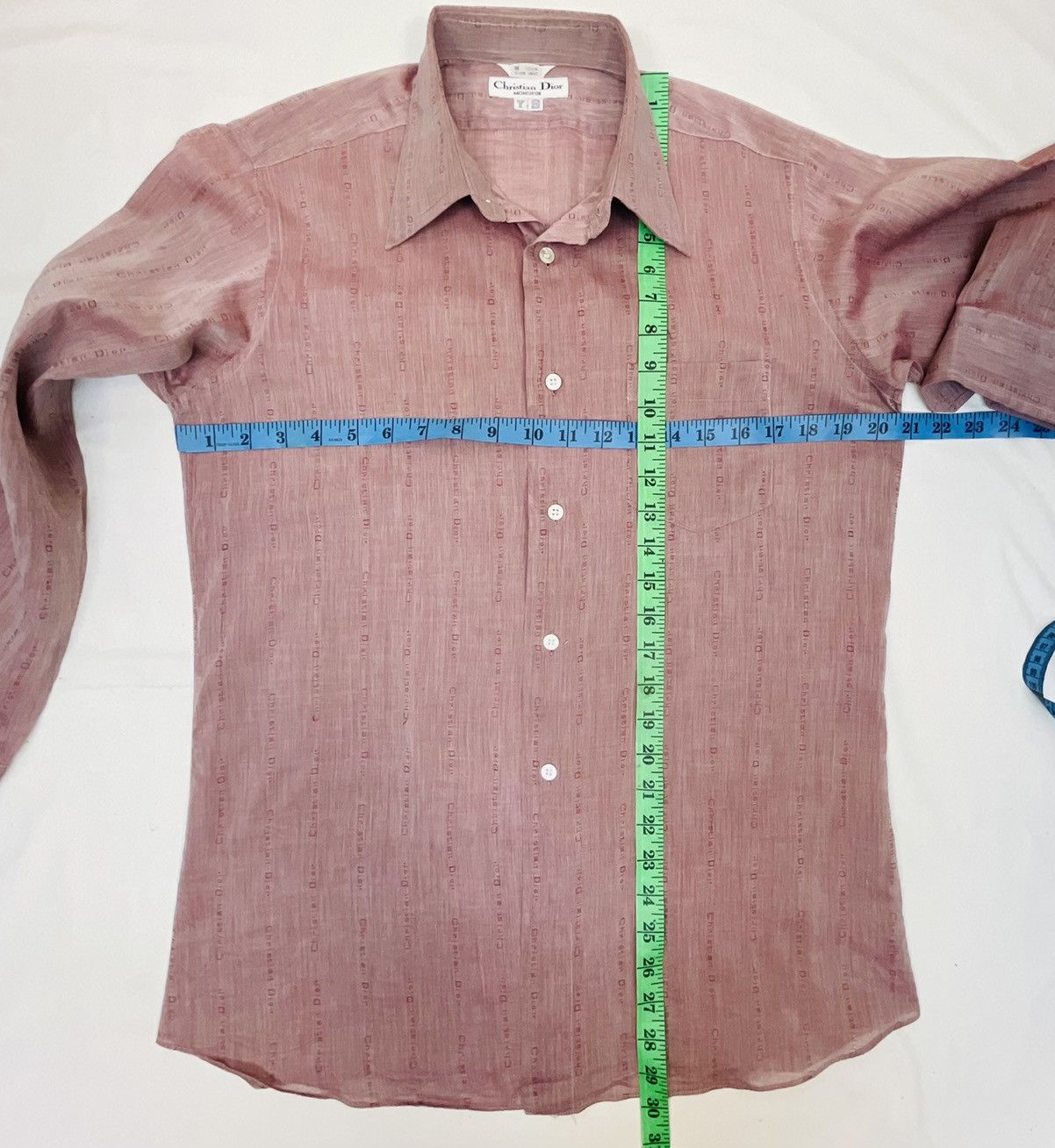 Dior CHRISTIAN DIOR FULL PRINT MONOGRAM BUTTON UP TOP SHIRT Size US XS / EU 42 / 0 - 16 Thumbnail