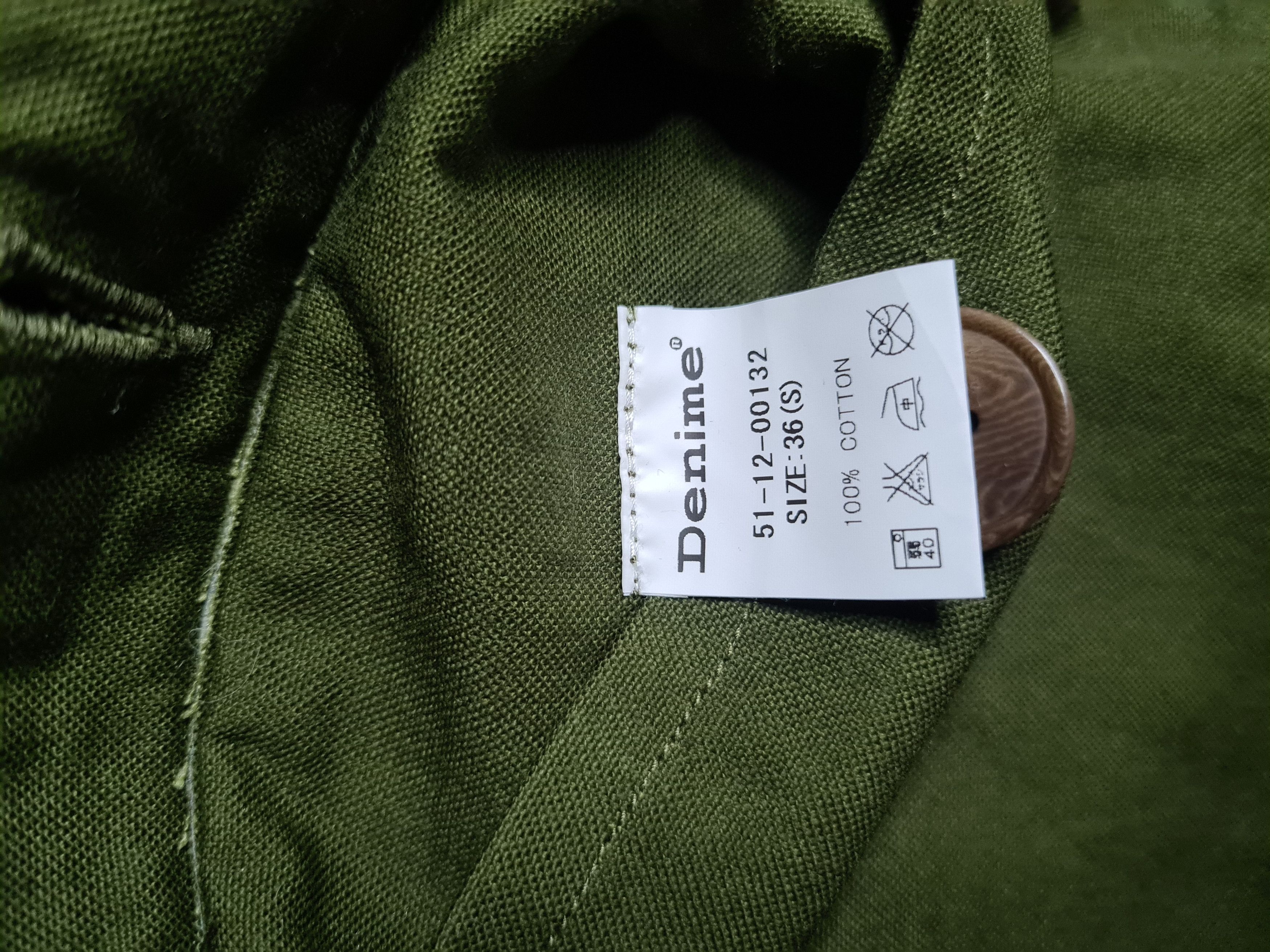 Denime × Japanese Brand Denime vests canvas olive green Size US S / EU 44-46 / 1 - 5 Thumbnail