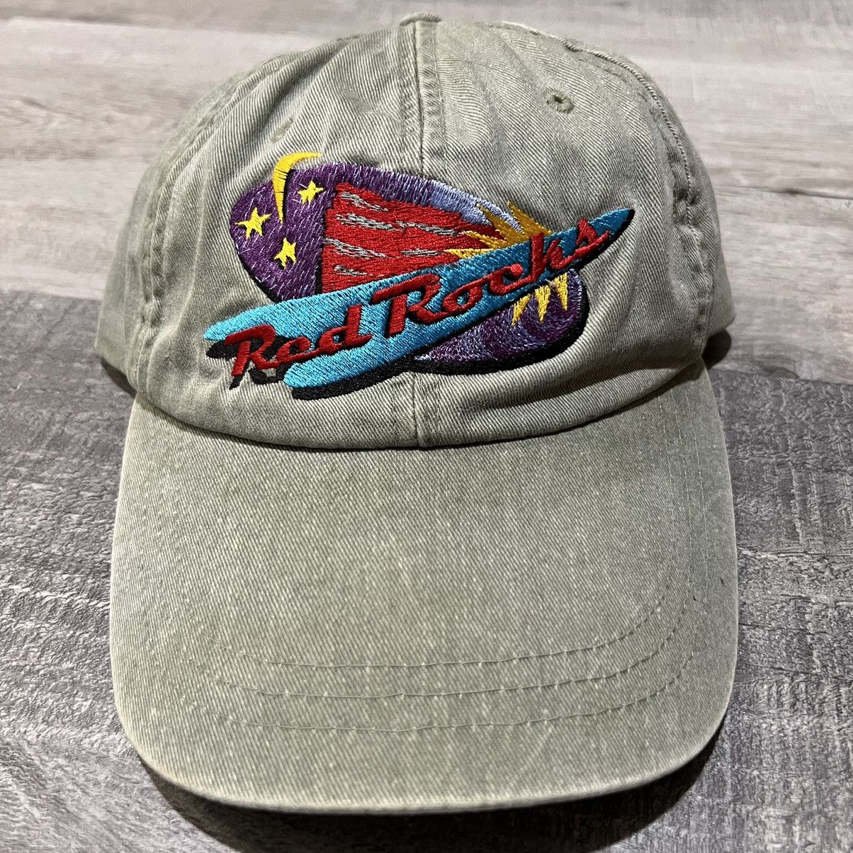 Vintage VTG SCi RED ROCKS Colorado Pigment Dye Concert Hat Cap | Grailed