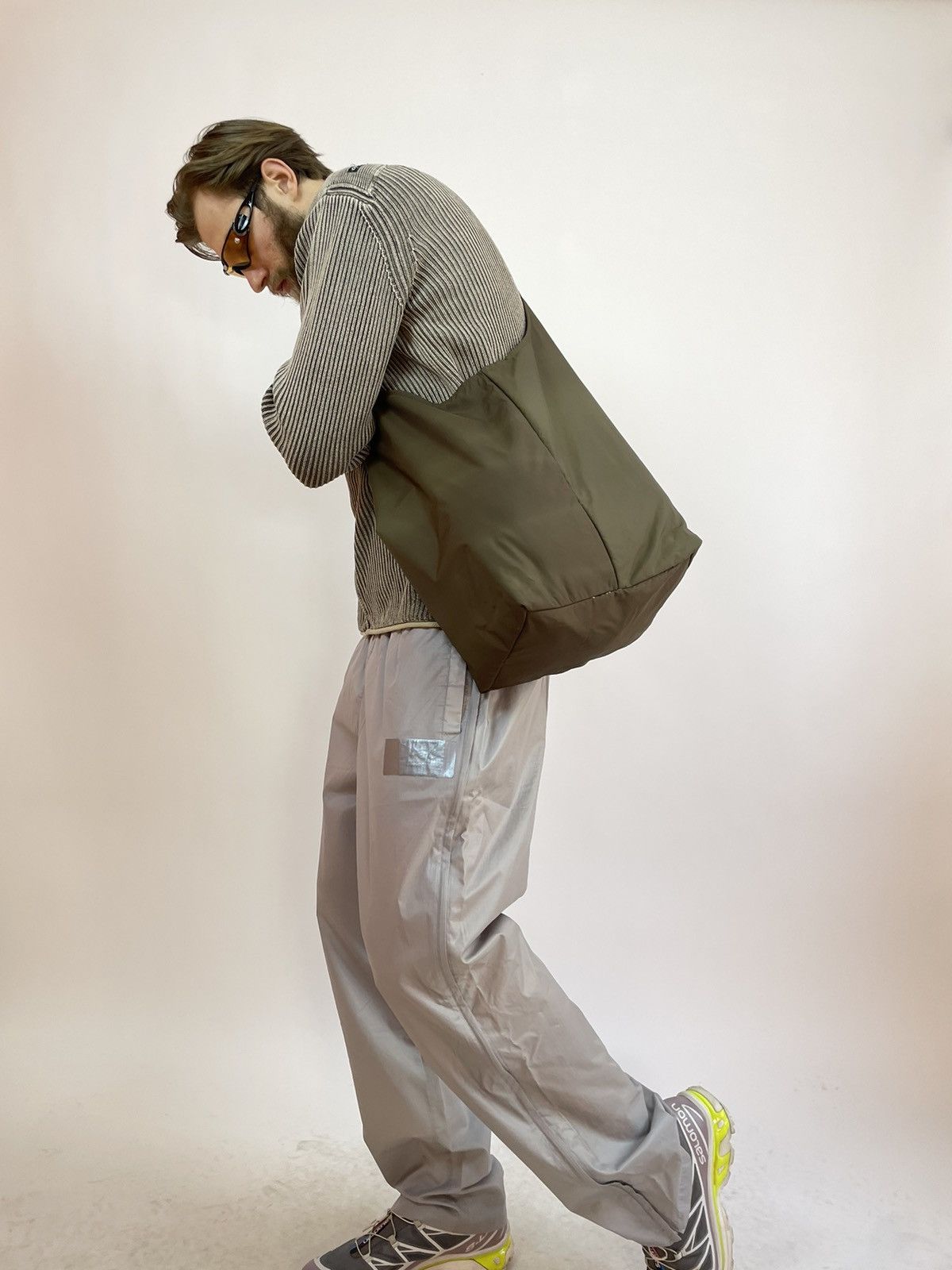 Handmade Shopper military bag Shoulder Totebag hand made in Ukraine Size ONE SIZE - 6 Thumbnail