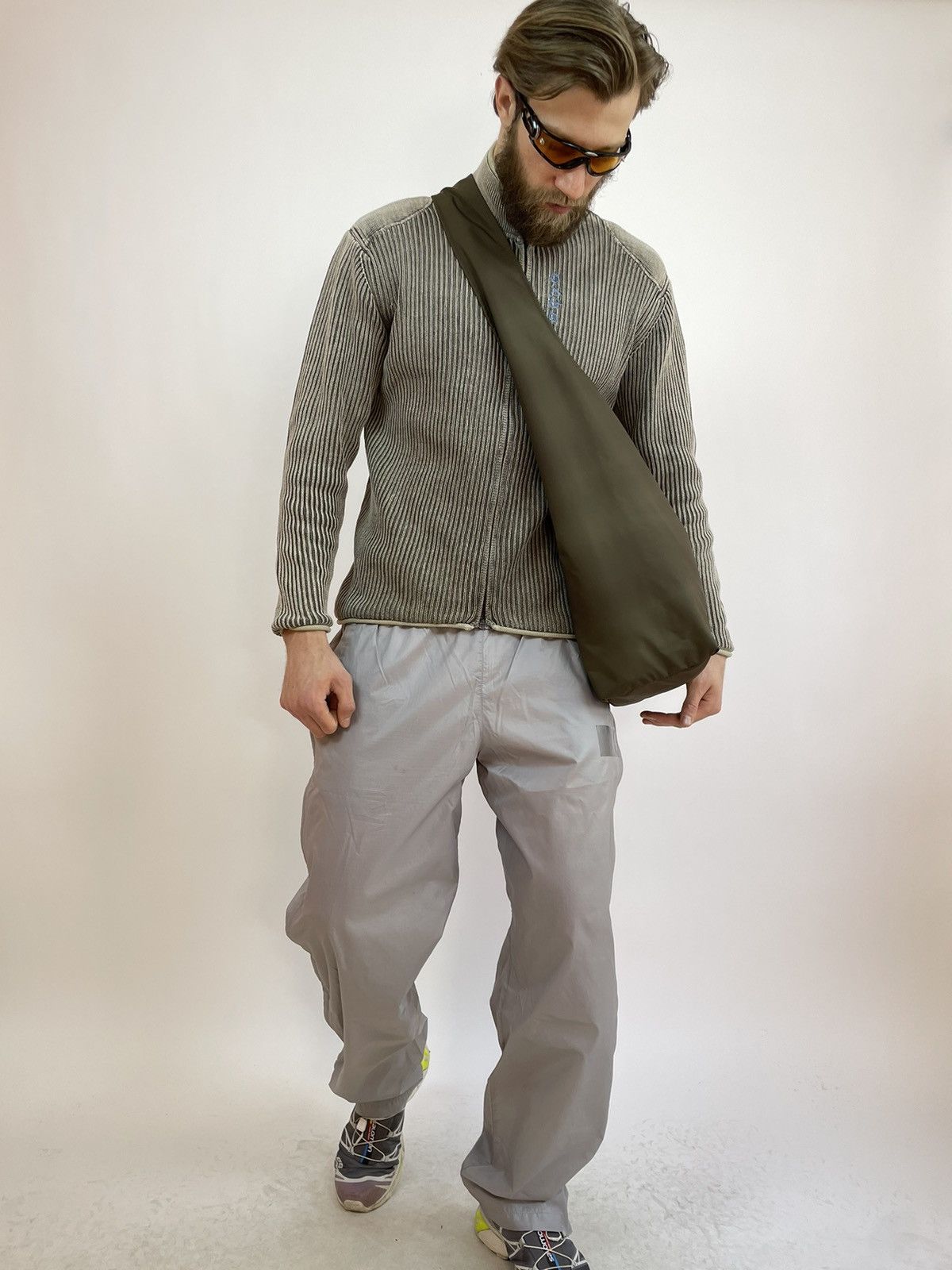 Handmade Shopper military bag Shoulder Totebag hand made in Ukraine Size ONE SIZE - 4 Thumbnail