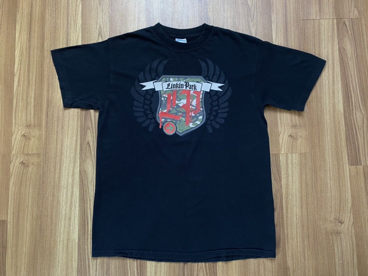 Band Tees Vintage Y2K Linkin Park 2004 T Shirt Tee Korn Rammstein Size US M / EU 48-50 / 2 - 1 Thumbnail