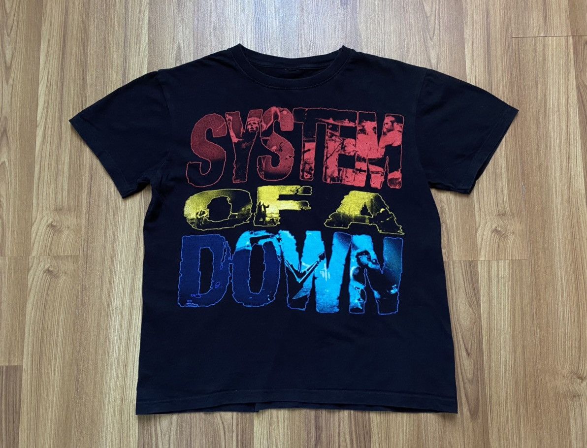 Band Tees Vintage Y2K System Of A Down T Shirt Tee Linkin Park Size US M / EU 48-50 / 2 - 1 Thumbnail