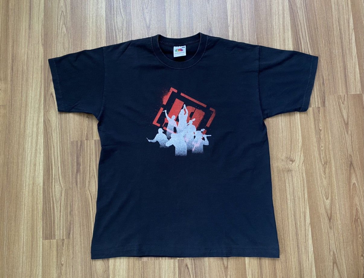 Band Tees Vintage Y2K Linkin Park 2004 T Shirt Tee Rammstein Korn Size US M / EU 48-50 / 2 - 1 Thumbnail