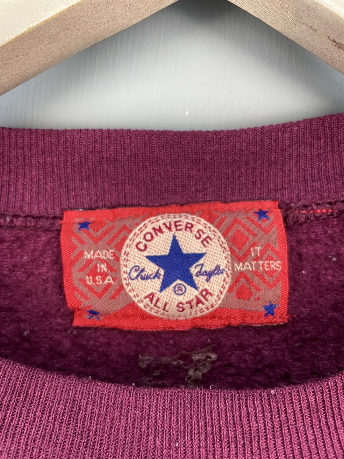 Converse Vintage 90s Converse sweatshirt Size US M / EU 48-50 / 2 - 6 Thumbnail