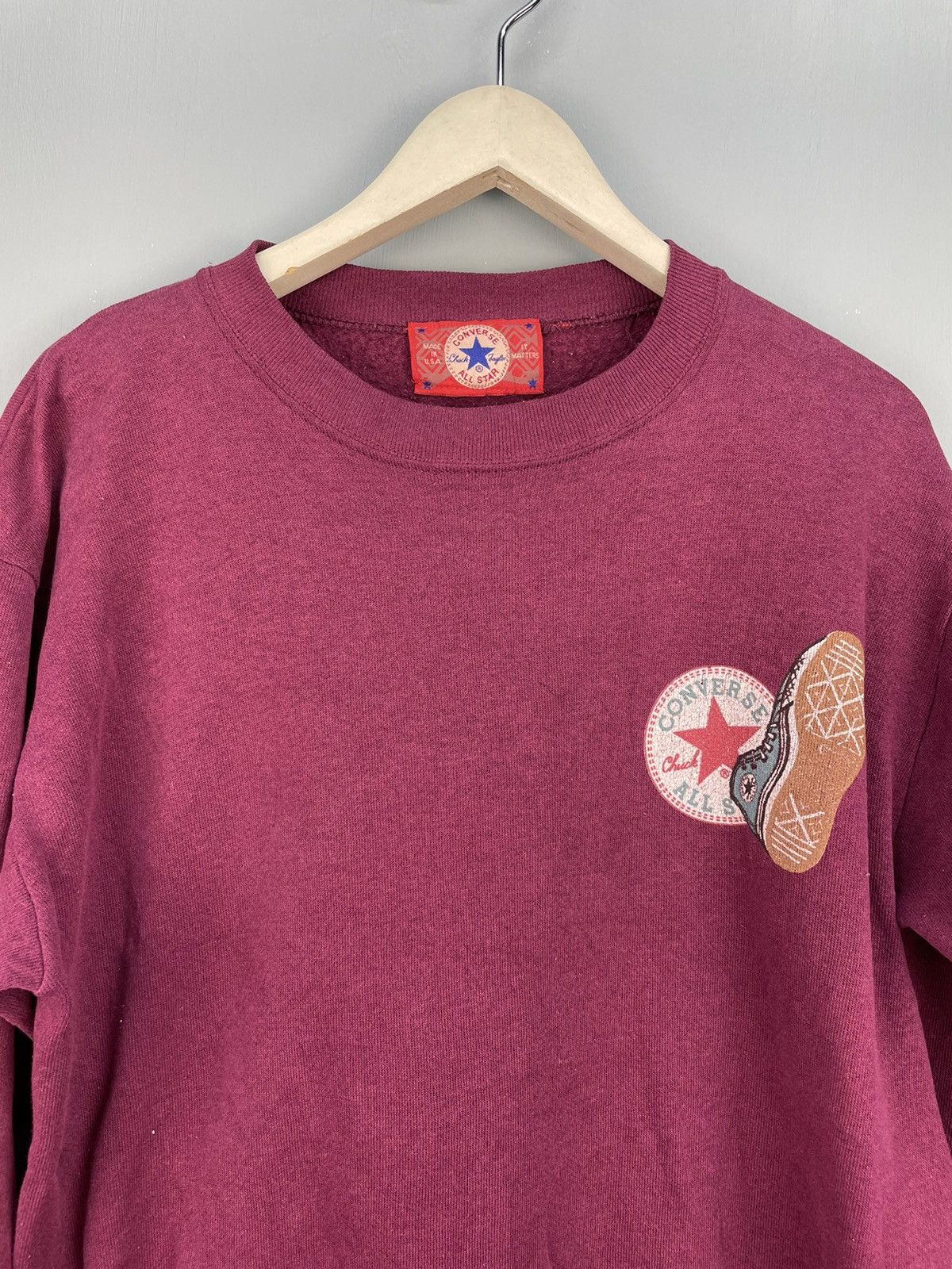 Converse Vintage 90s Converse sweatshirt Size US M / EU 48-50 / 2 - 3 Thumbnail