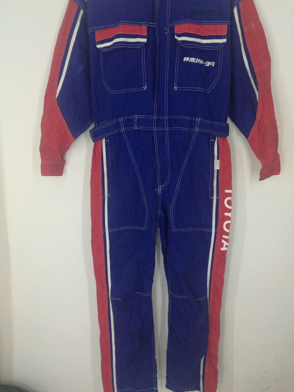 Sports Specialties Vintage Toyota Techno Spellout Racing Jumpsuit Size US 36 / EU 52 - 3 Thumbnail