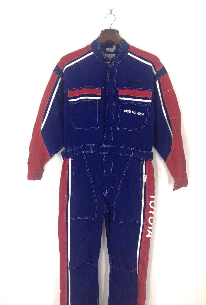 Sports Specialties Vintage Toyota Techno Spellout Racing Jumpsuit Size US 36 / EU 52 - 2 Thumbnail