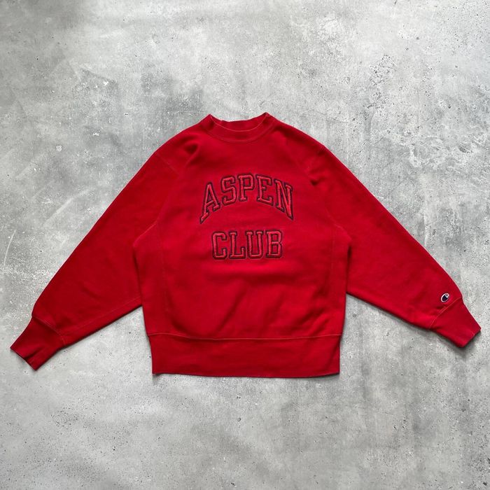 Vintage Vintage 80s Champion Reverse Weave Aspen Club Sweatshirt