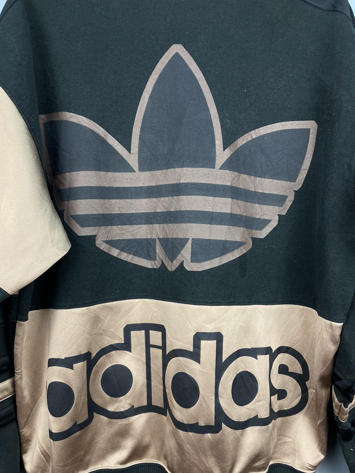 Adidas Vintage 80s Adidas big logo sweatshirt Size US L / EU 52-54 / 3 - 5 Thumbnail