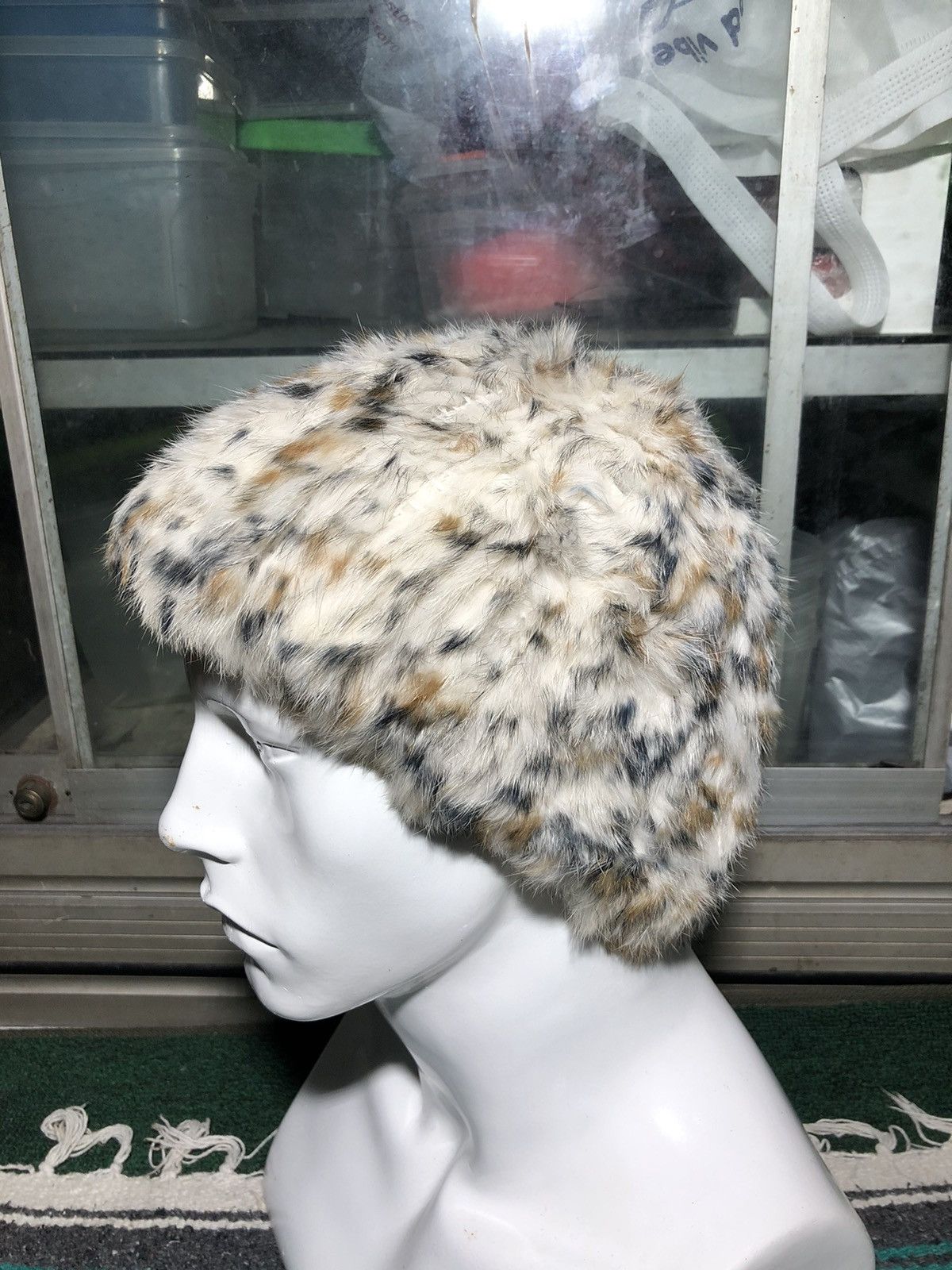 Japanese Brand Goocy Fur Hairy Beanie Hat Size ONE SIZE - 1 Thumbnail