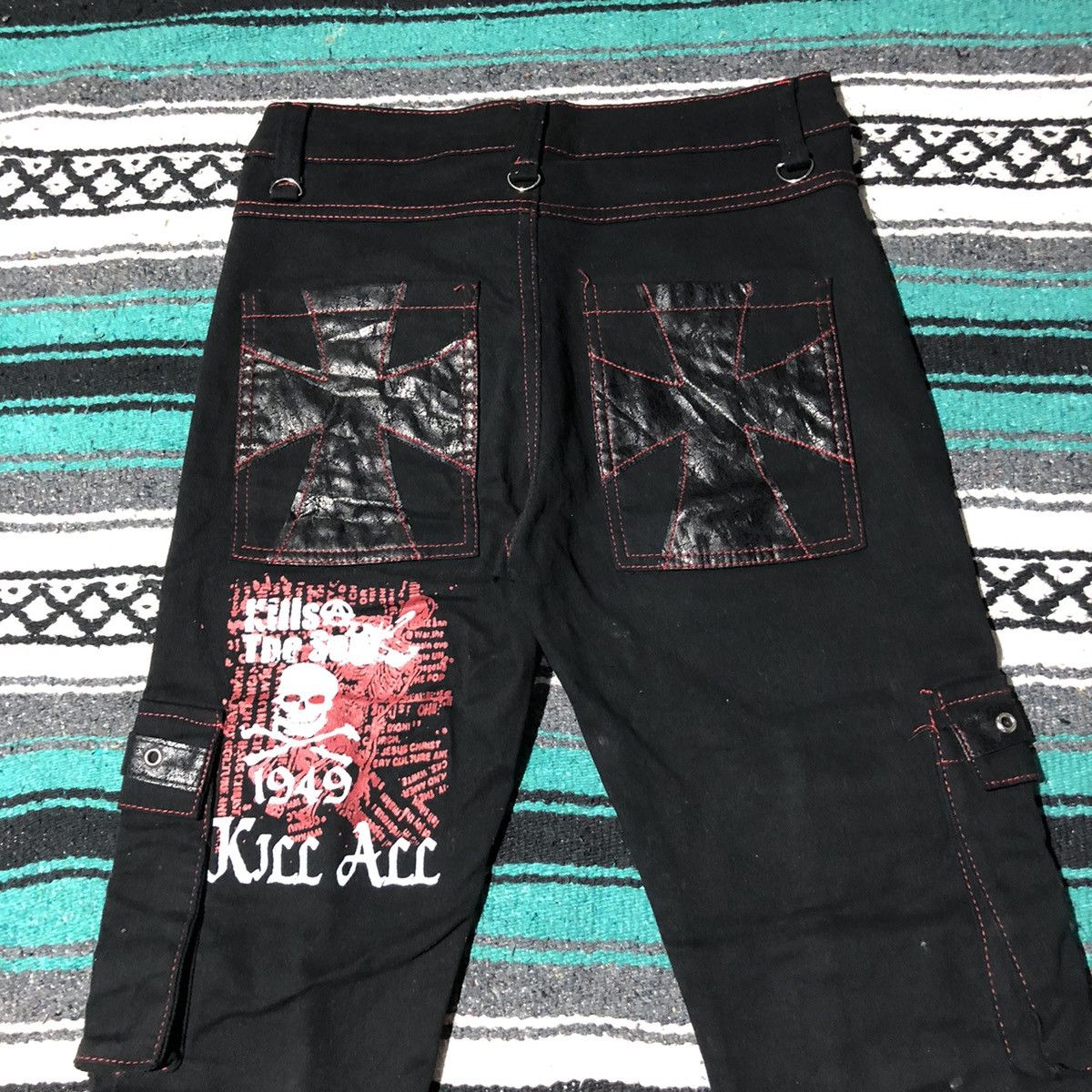 Japanese Brand Unknown Japanese Brand Cargo Punk Bondage Pants Size US 30 / EU 46 - 10 Thumbnail