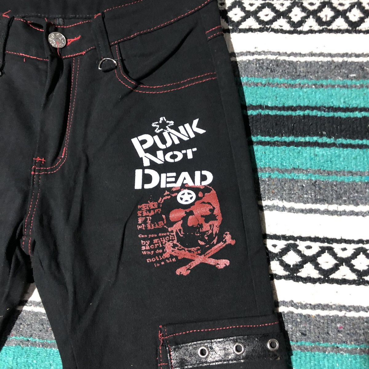 Japanese Brand Unknown Japanese Brand Cargo Punk Bondage Pants Size US 30 / EU 46 - 6 Thumbnail