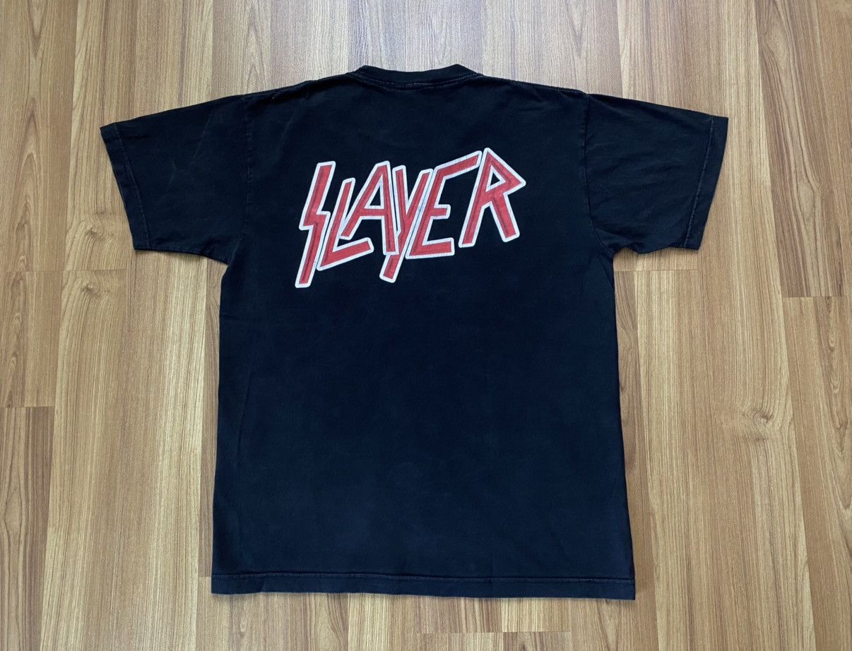 Band Tees Vintage Y2K Slayer T Shirt Tee Metallica Iron Maiden Size US L / EU 52-54 / 3 - 3 Thumbnail