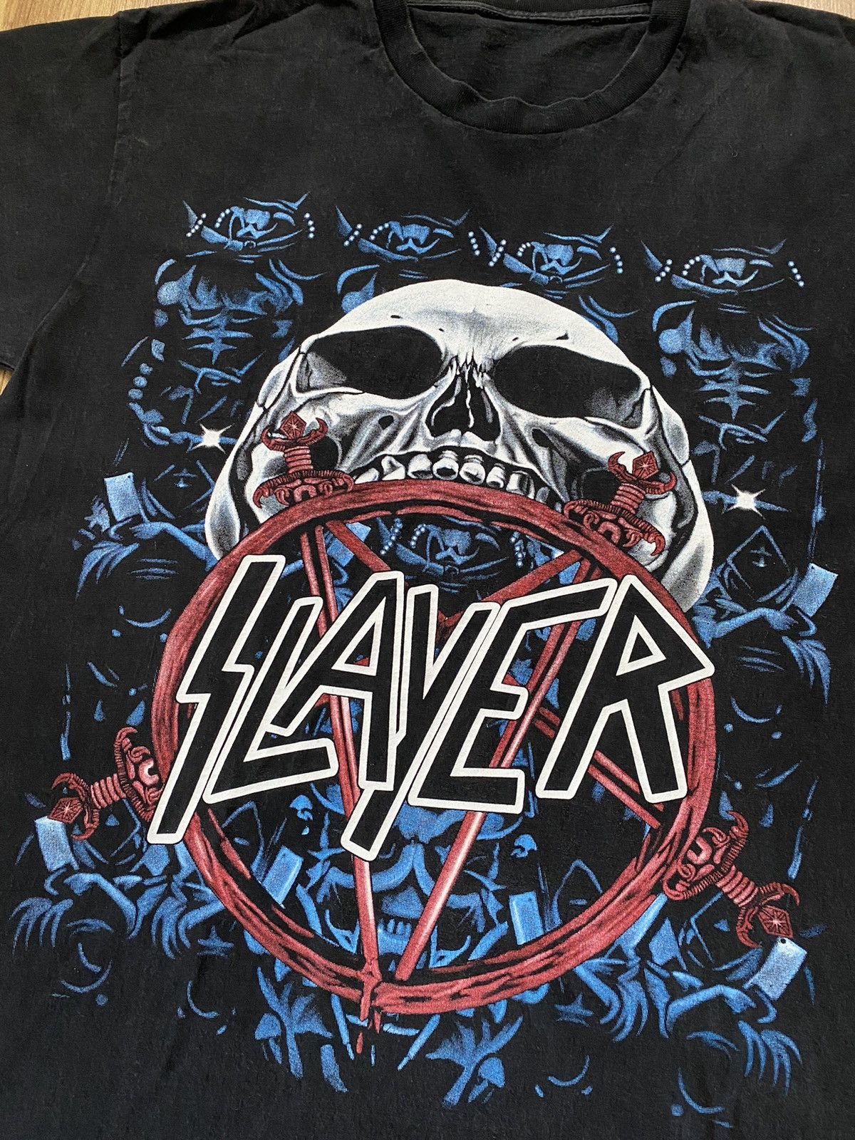 Band Tees Vintage Y2K Slayer T Shirt Tee Metallica Iron Maiden Size US L / EU 52-54 / 3 - 2 Thumbnail