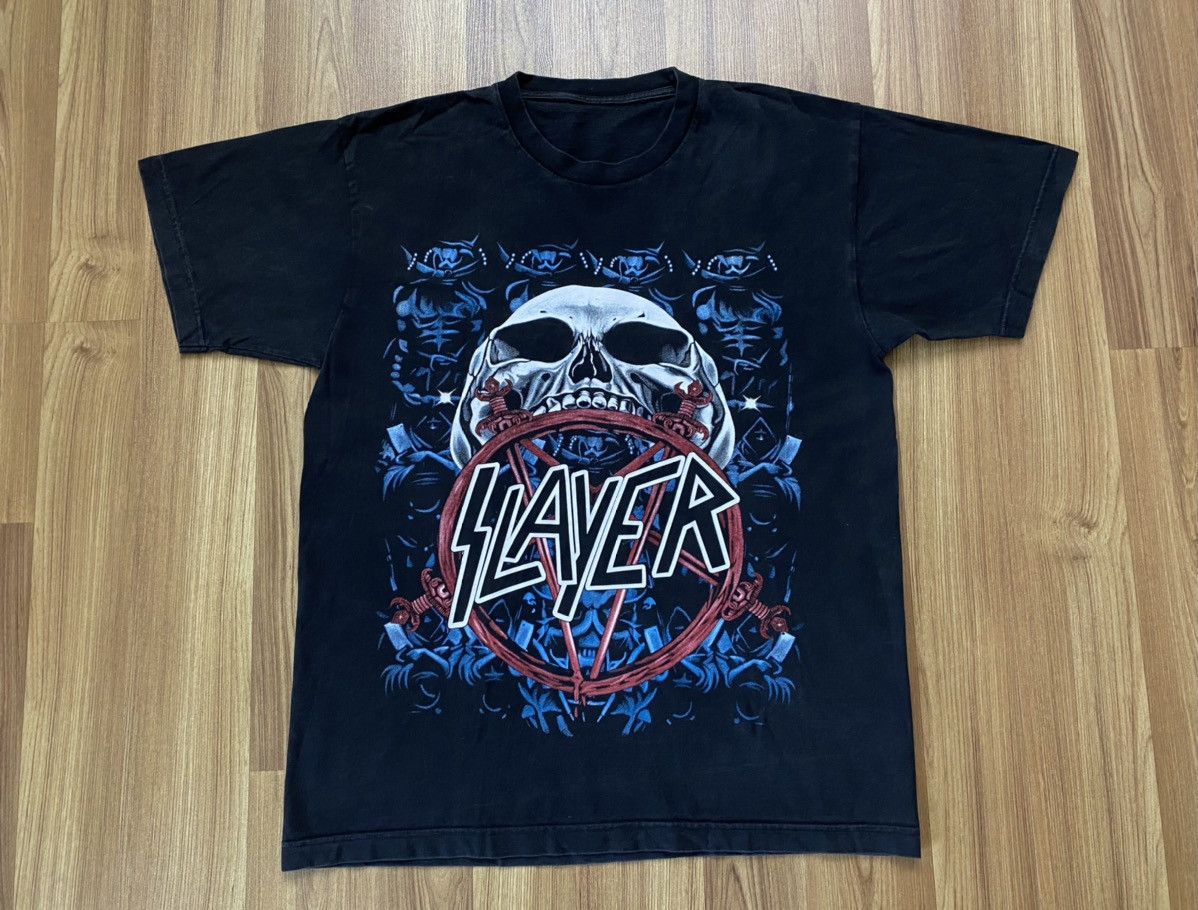 Band Tees Vintage Y2K Slayer T Shirt Tee Metallica Iron Maiden Size US L / EU 52-54 / 3 - 1 Thumbnail