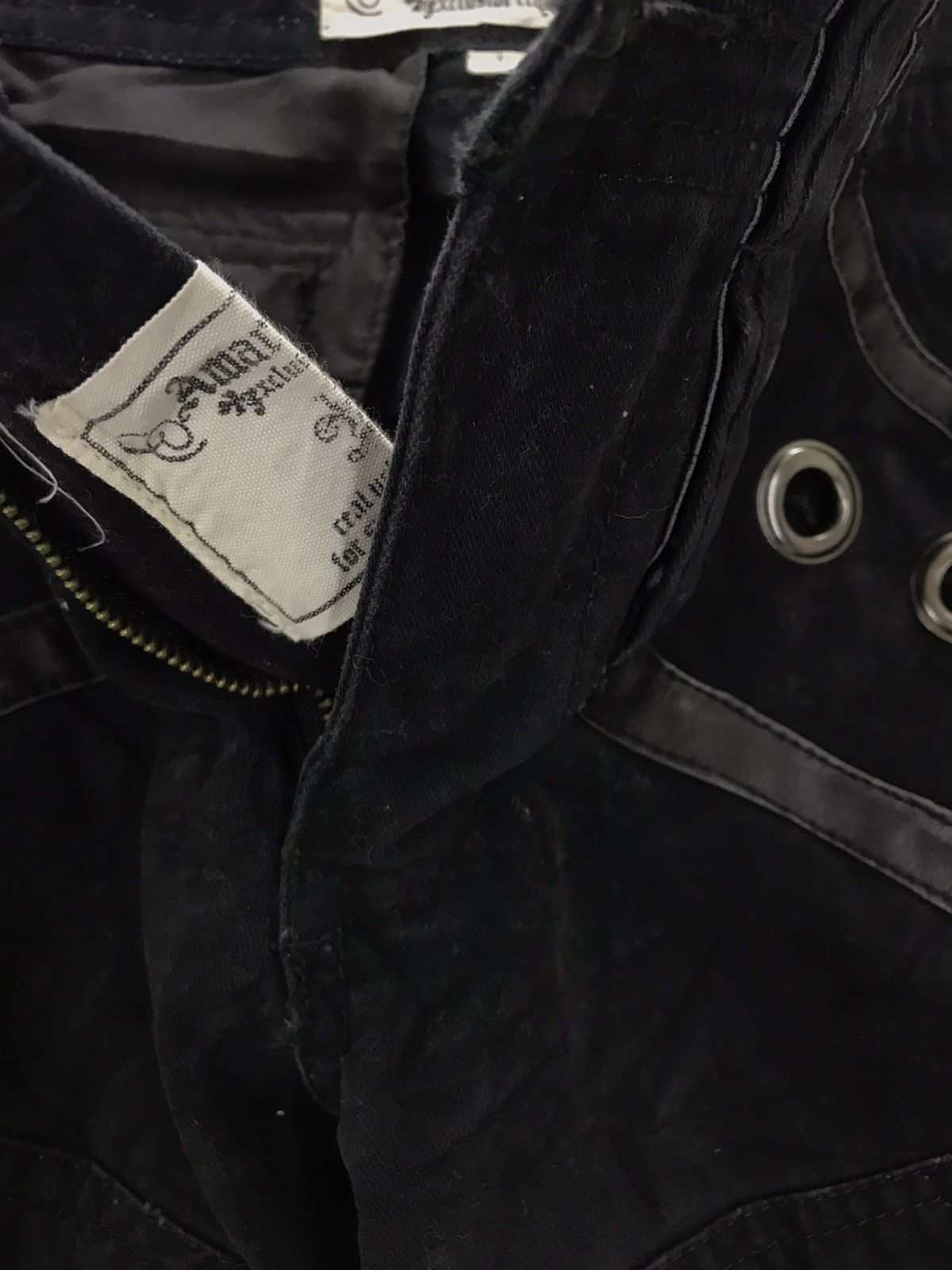 A&G Rock × Seditionaries Amarentine gothic metal punk leather lining skinny pant Size US 31 - 7 Thumbnail