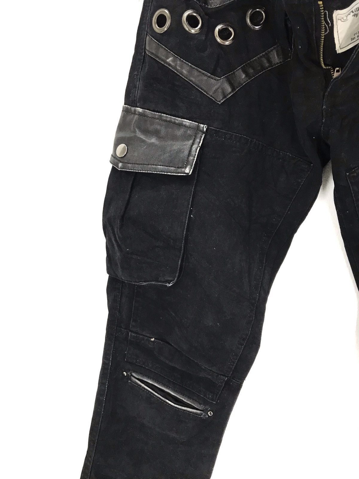 A&G Rock × Seditionaries Amarentine gothic metal punk leather lining skinny pant Size US 31 - 9 Thumbnail