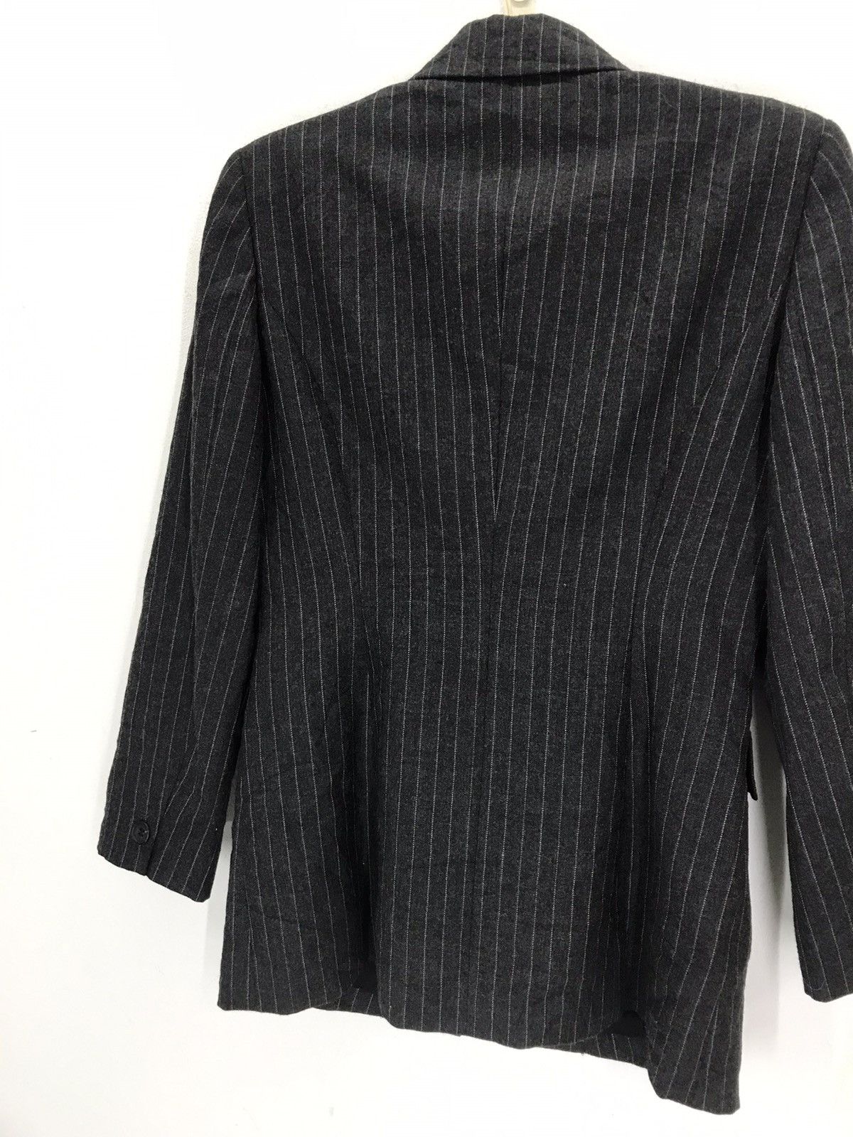 Y's for Men × Yohji Yamamoto Vtg yohji yamamoto work shop stripe blazer suit jacket Size 36R - 6 Thumbnail