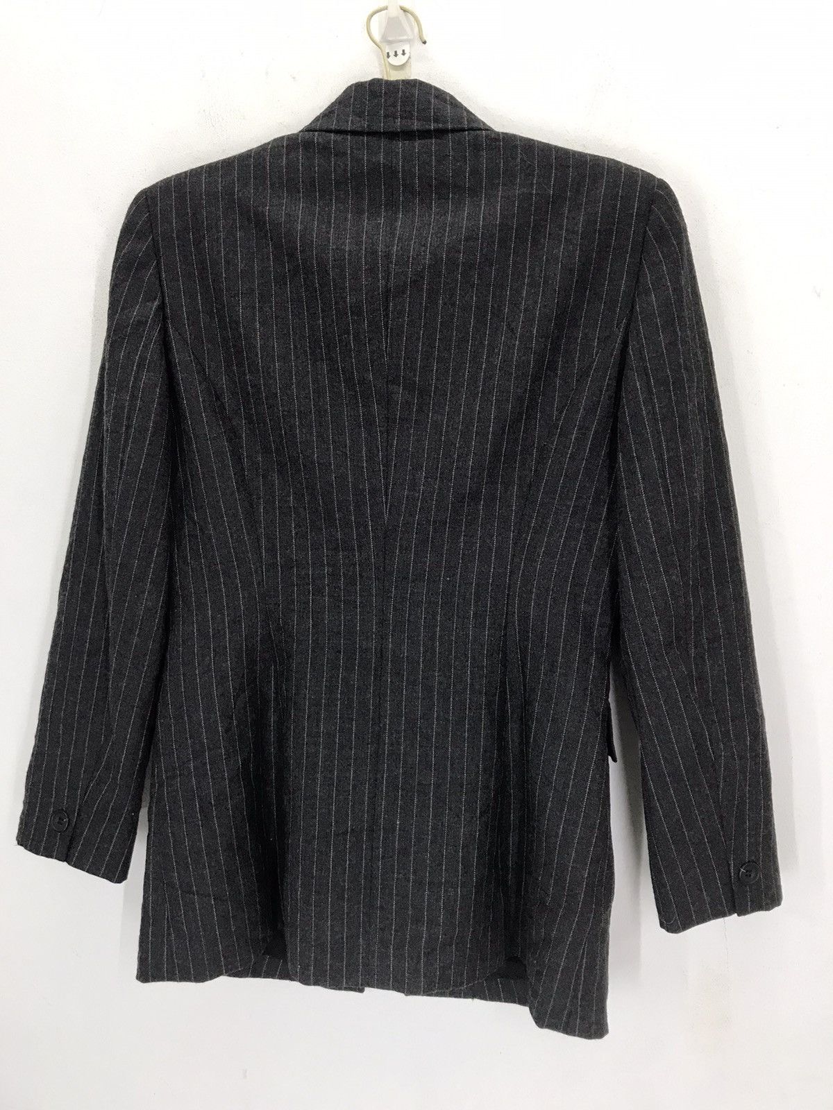 Y's for Men × Yohji Yamamoto Vtg yohji yamamoto work shop stripe blazer suit jacket Size 36R - 4 Thumbnail