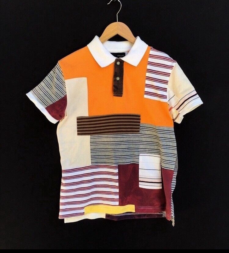 Japanese Brand 🔥M 25 Quared Multy Colour Polo Shirts Size US S / EU 44-46 / 1 - 1 Thumbnail